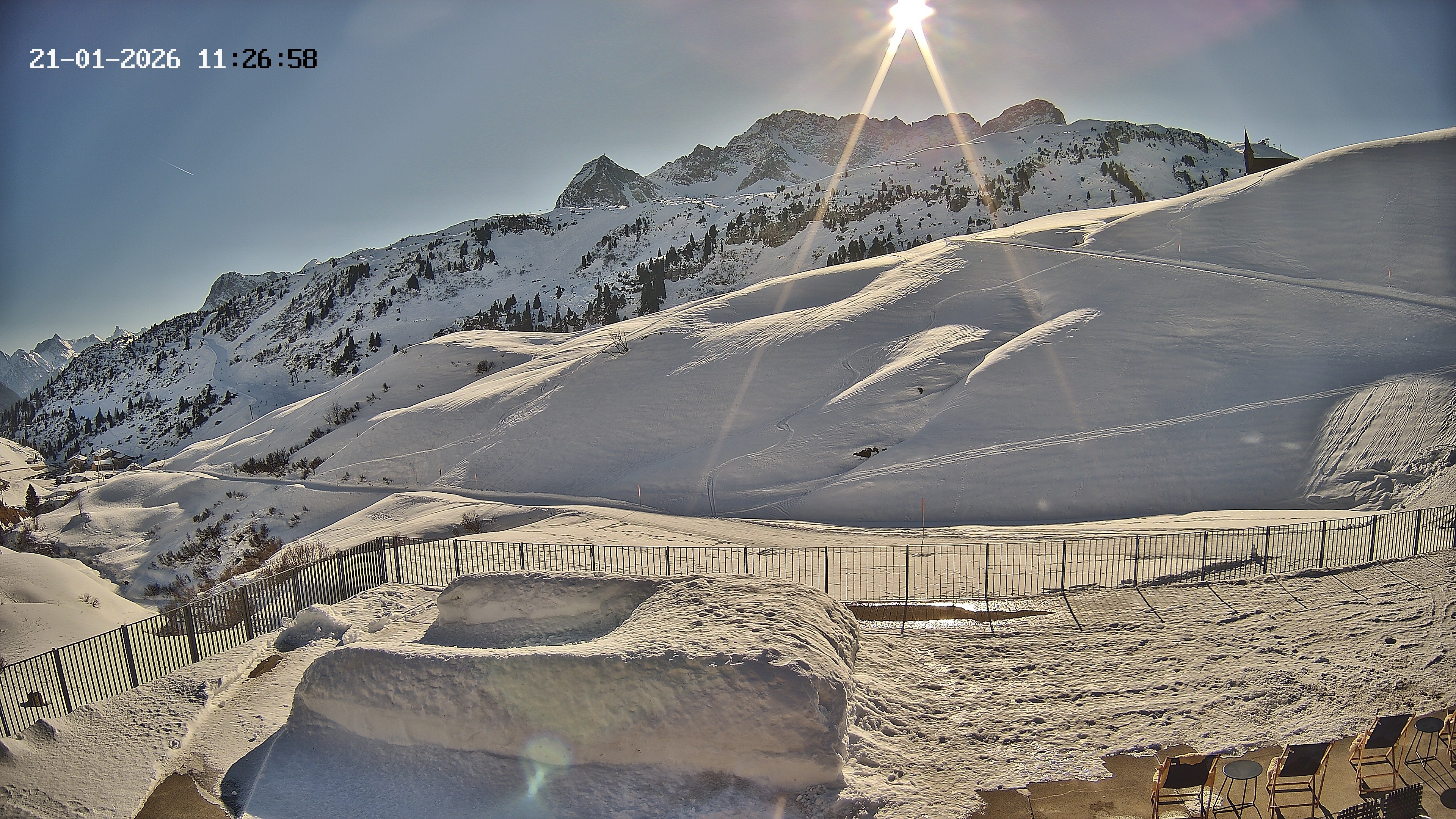 Archiv Foto Webcam Hotel Adler in Warth