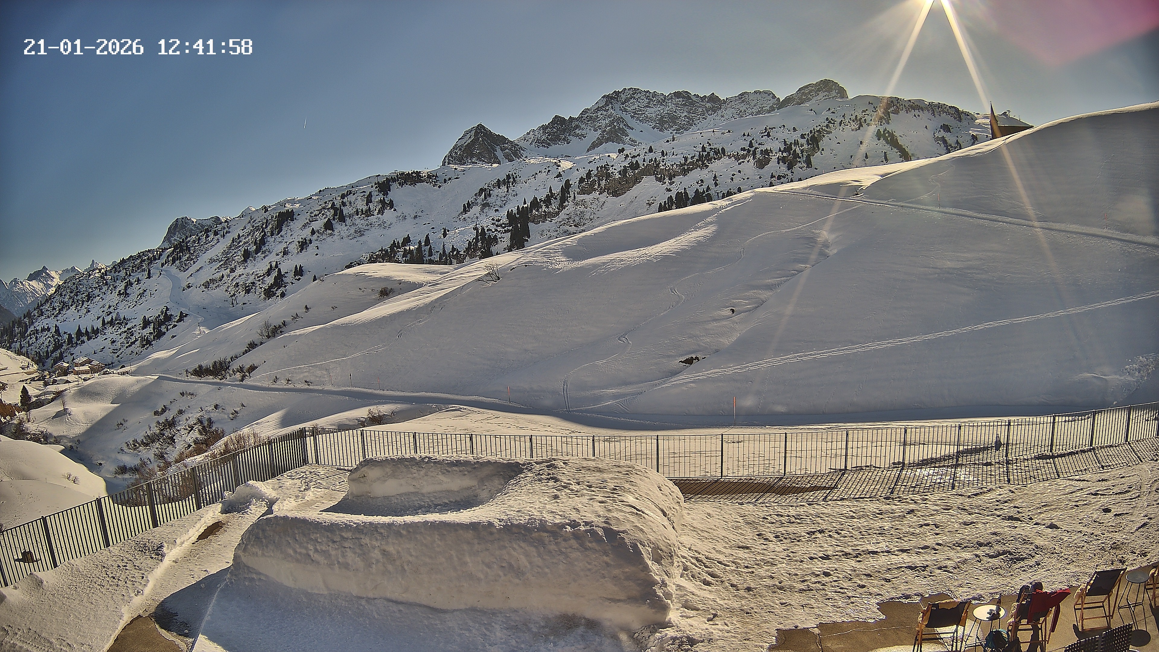 Archiv Foto Webcam Hotel Adler in Warth