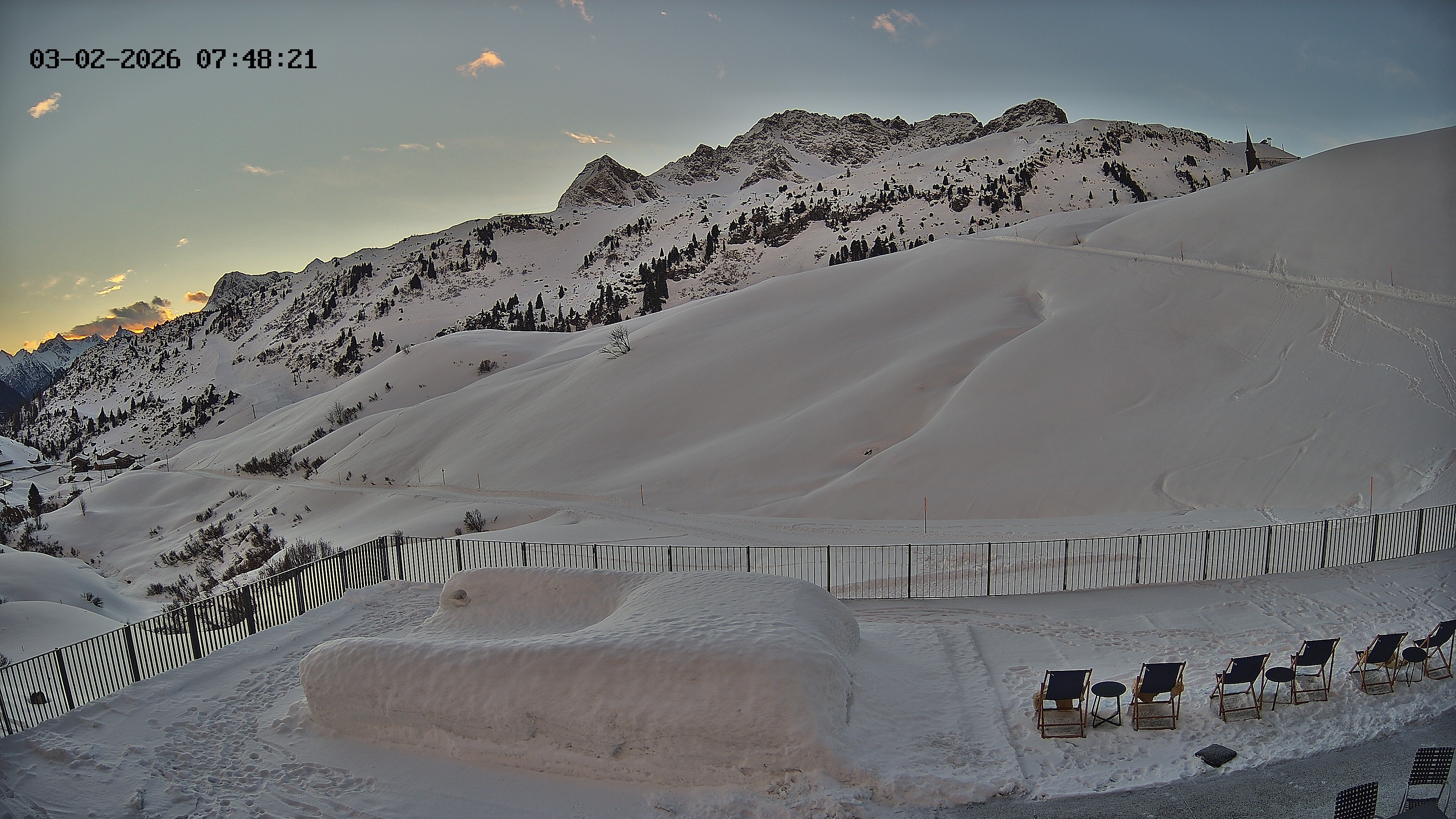 Archiv Foto Webcam Hotel Adler in Warth