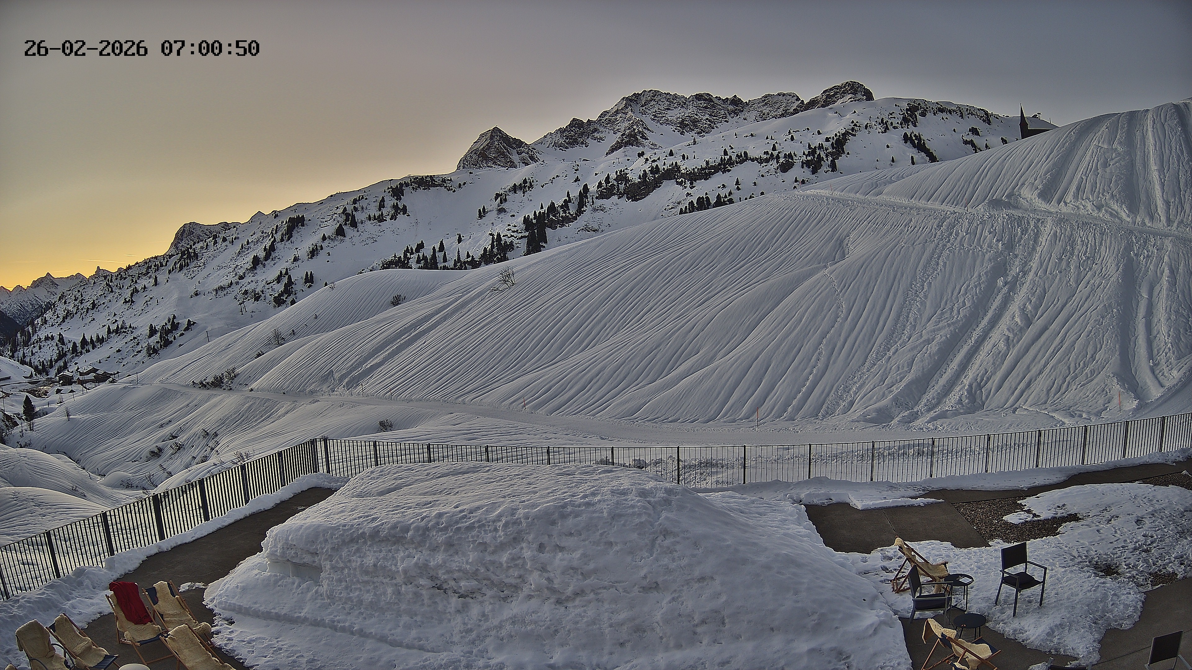 Archived image Webcam Hotel Adler at Warth