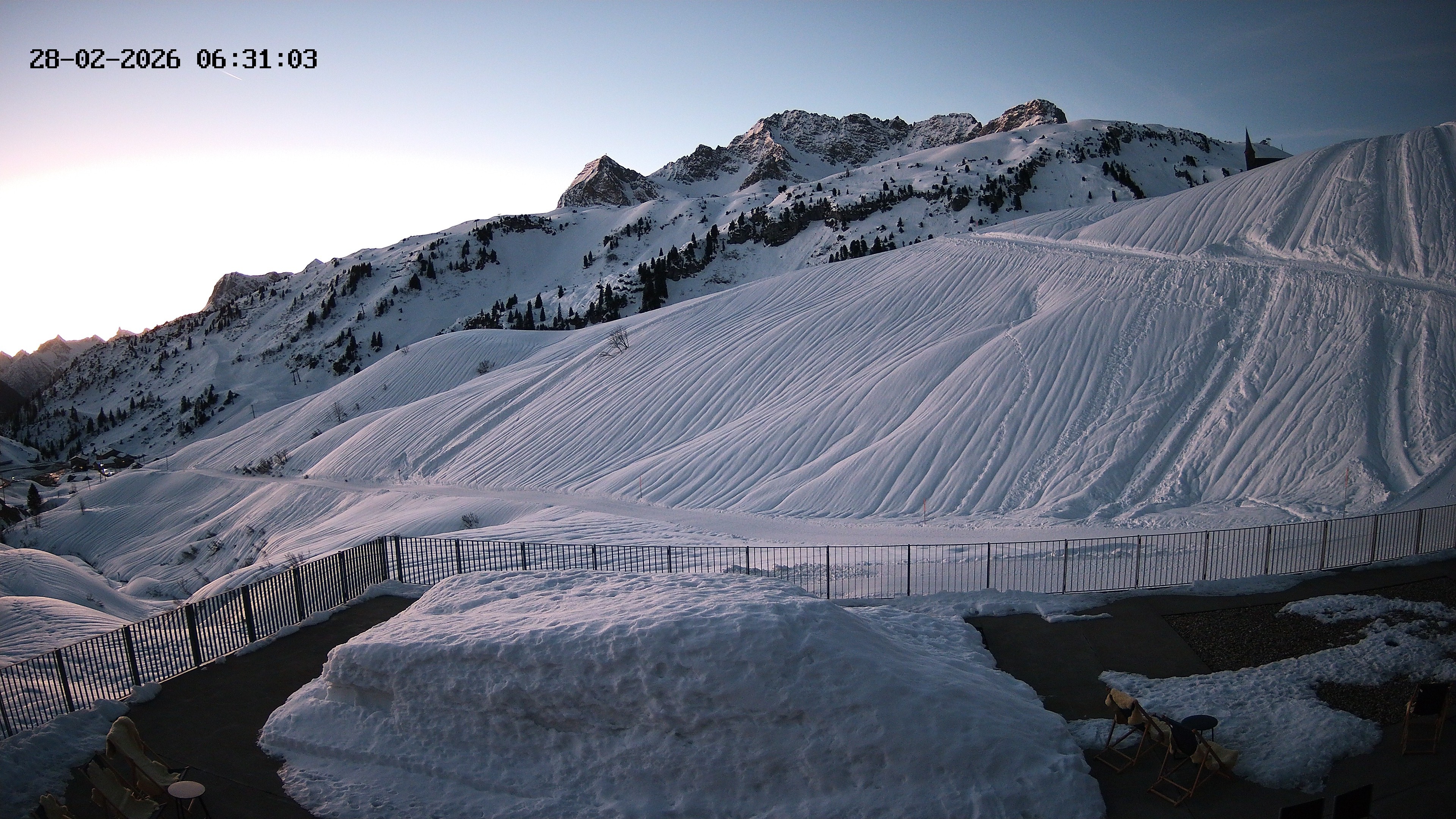 Archived image Webcam Hotel Adler at Warth