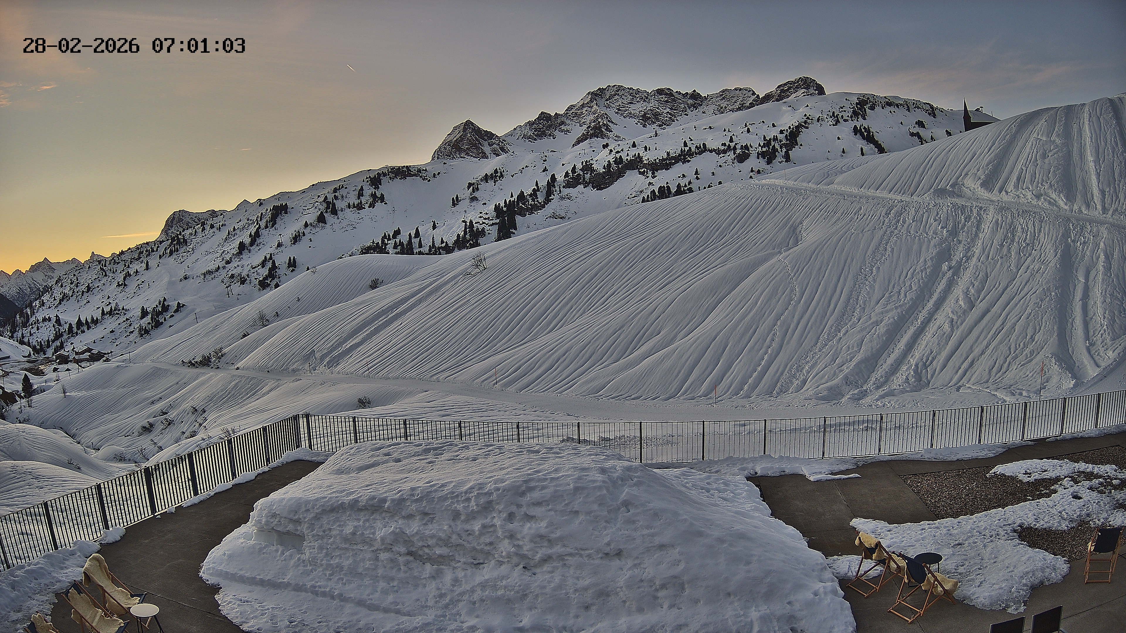 Archived image Webcam Hotel Adler at Warth