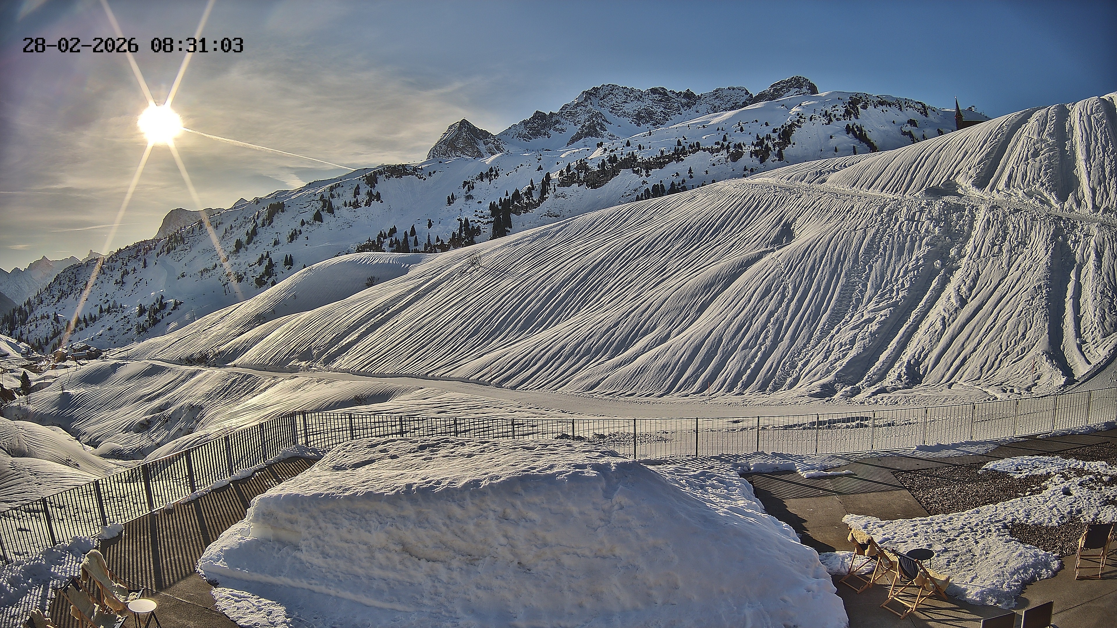 Archived image Webcam Hotel Adler at Warth