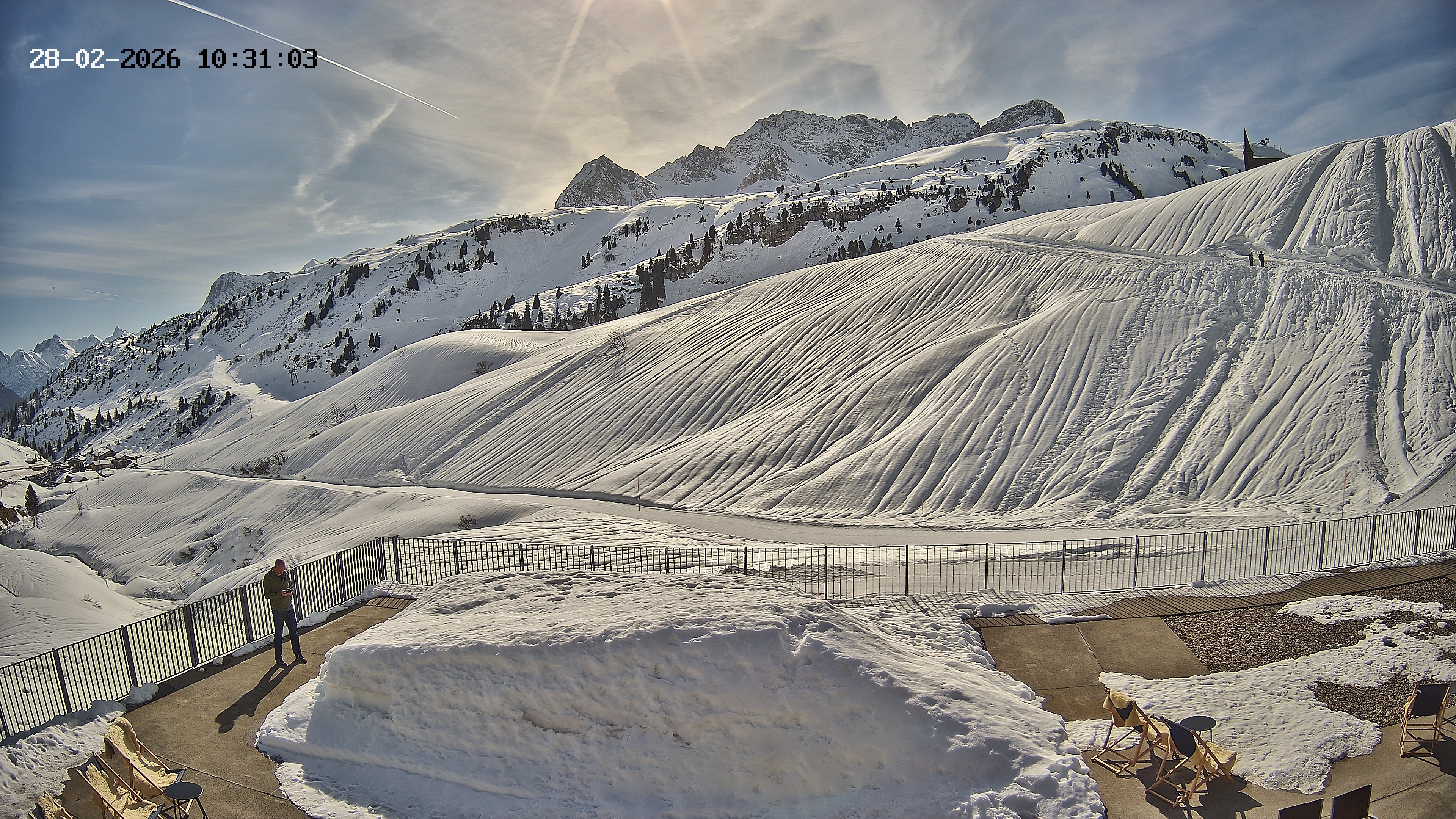 Archived image Webcam Hotel Adler at Warth