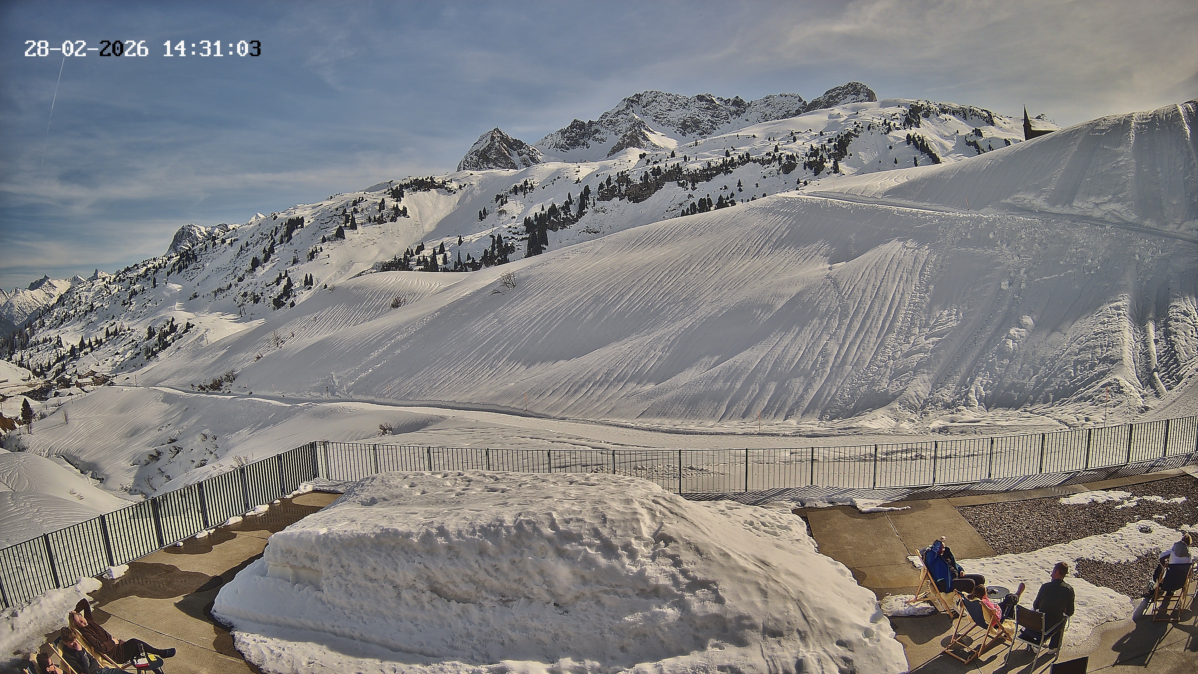 Archived image Webcam Hotel Adler at Warth