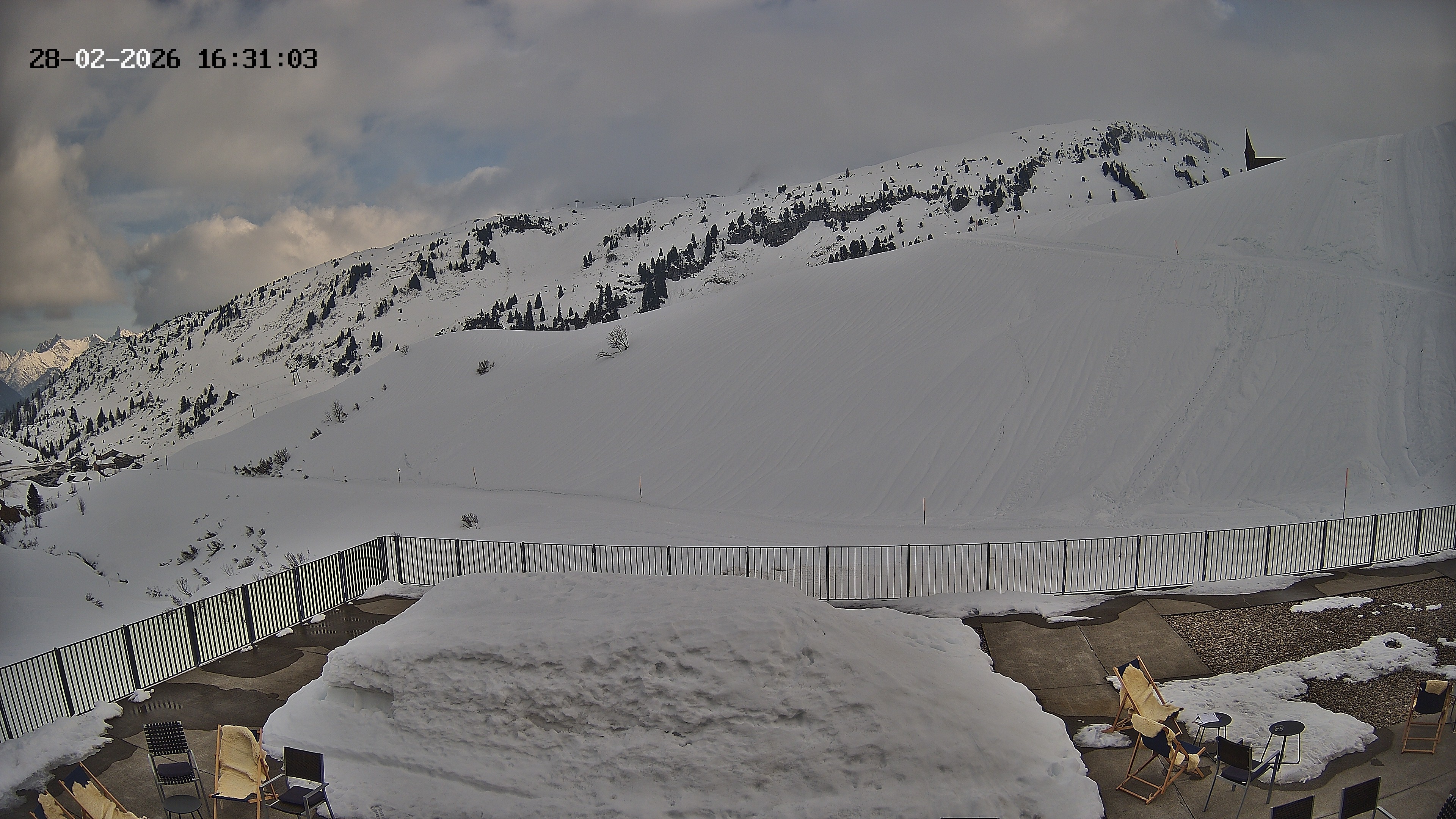 Archived image Webcam Hotel Adler at Warth