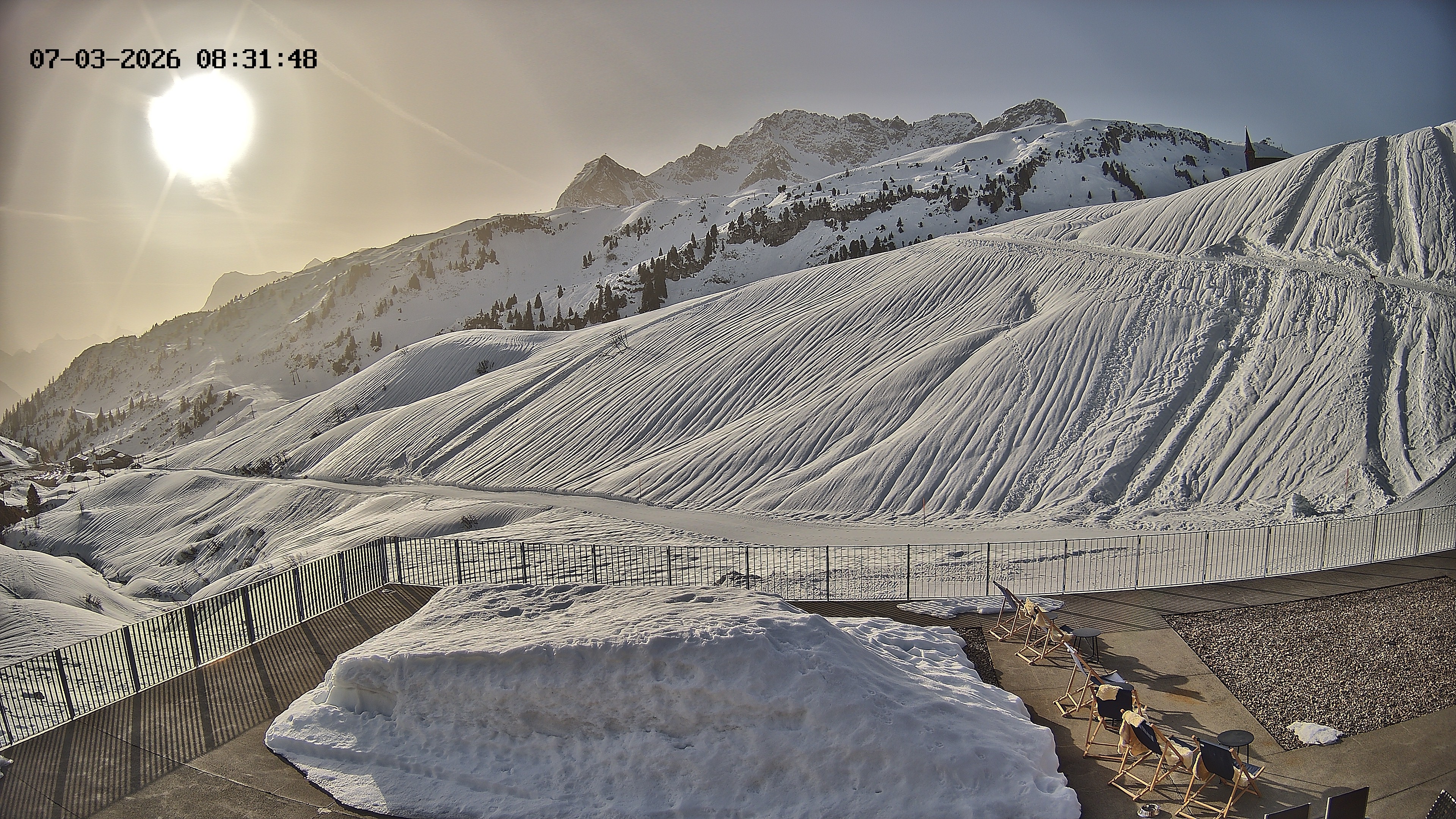 Archiv Foto Webcam Hotel Adler in Warth