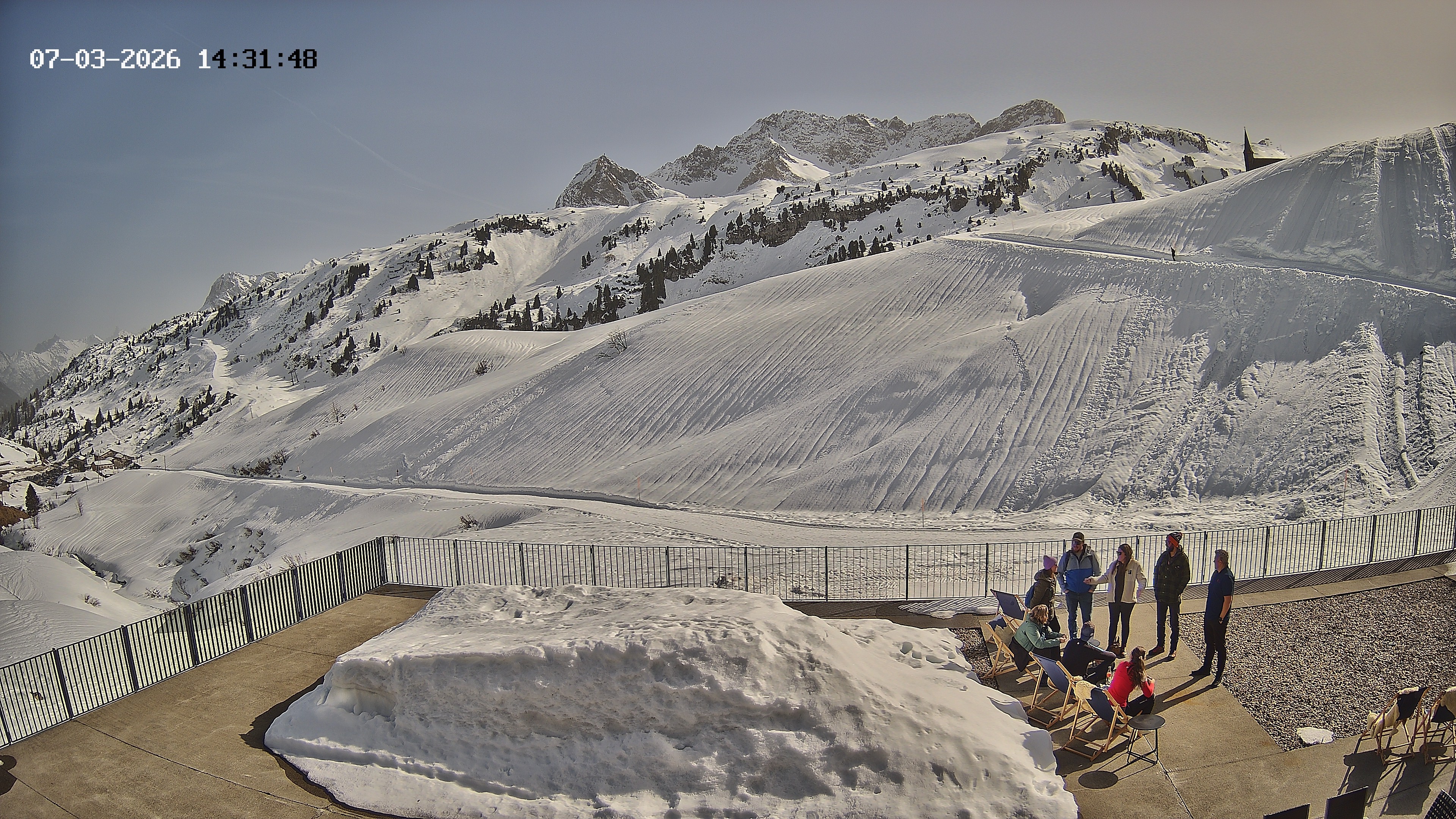 Archiv Foto Webcam Hotel Adler in Warth