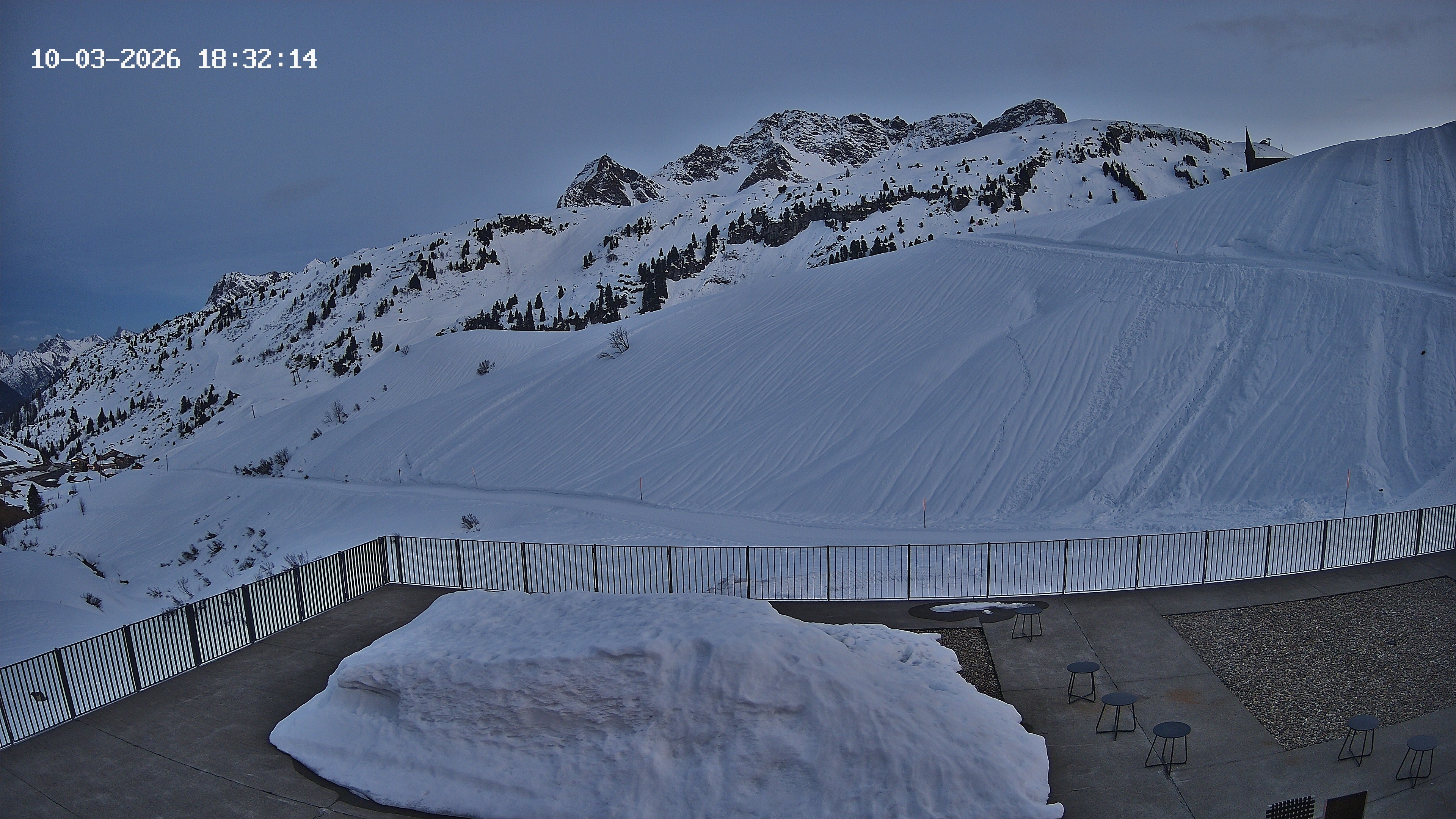 Archived image Webcam Hotel Adler at Warth