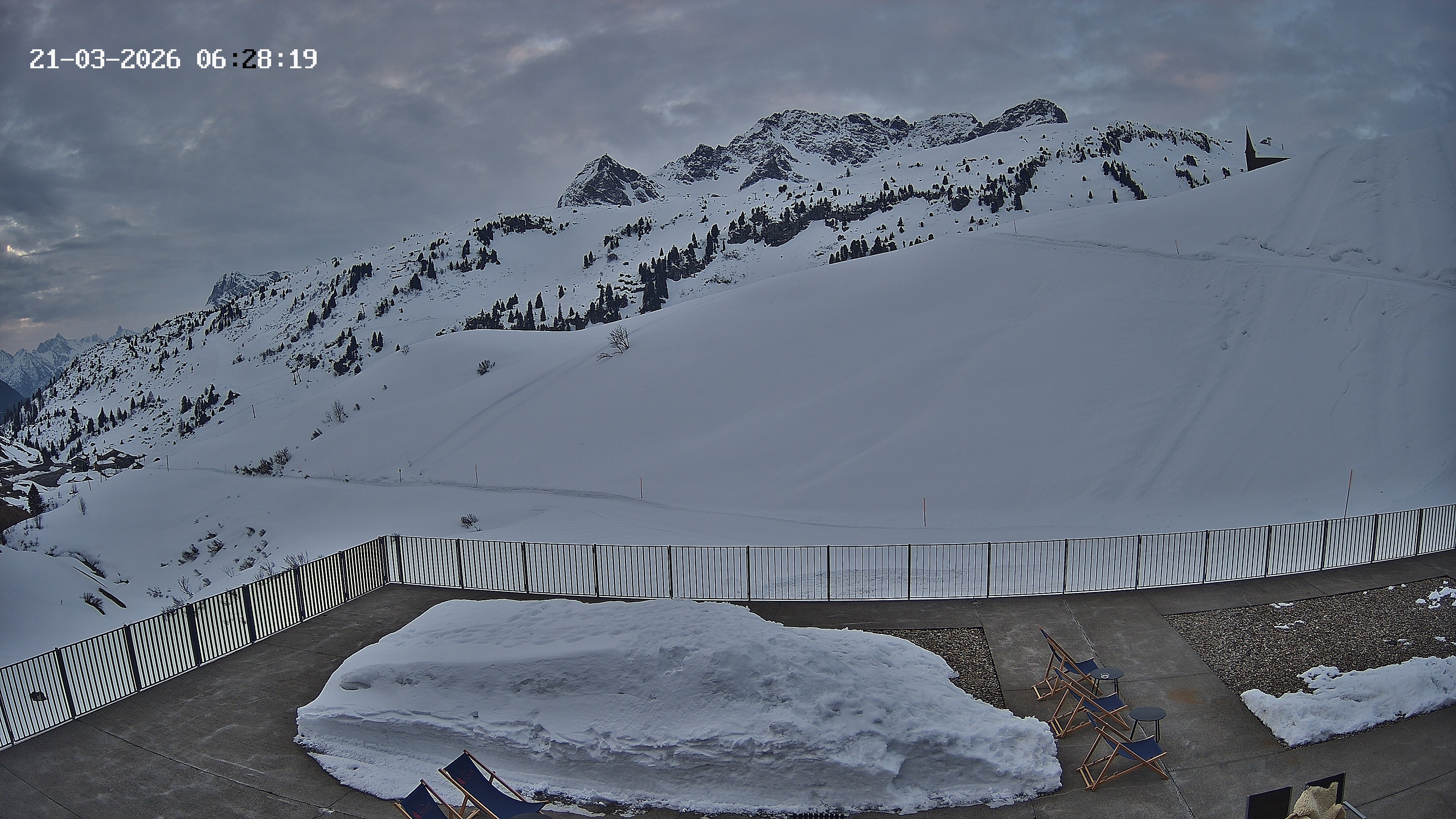 Archived image Webcam Hotel Adler at Warth