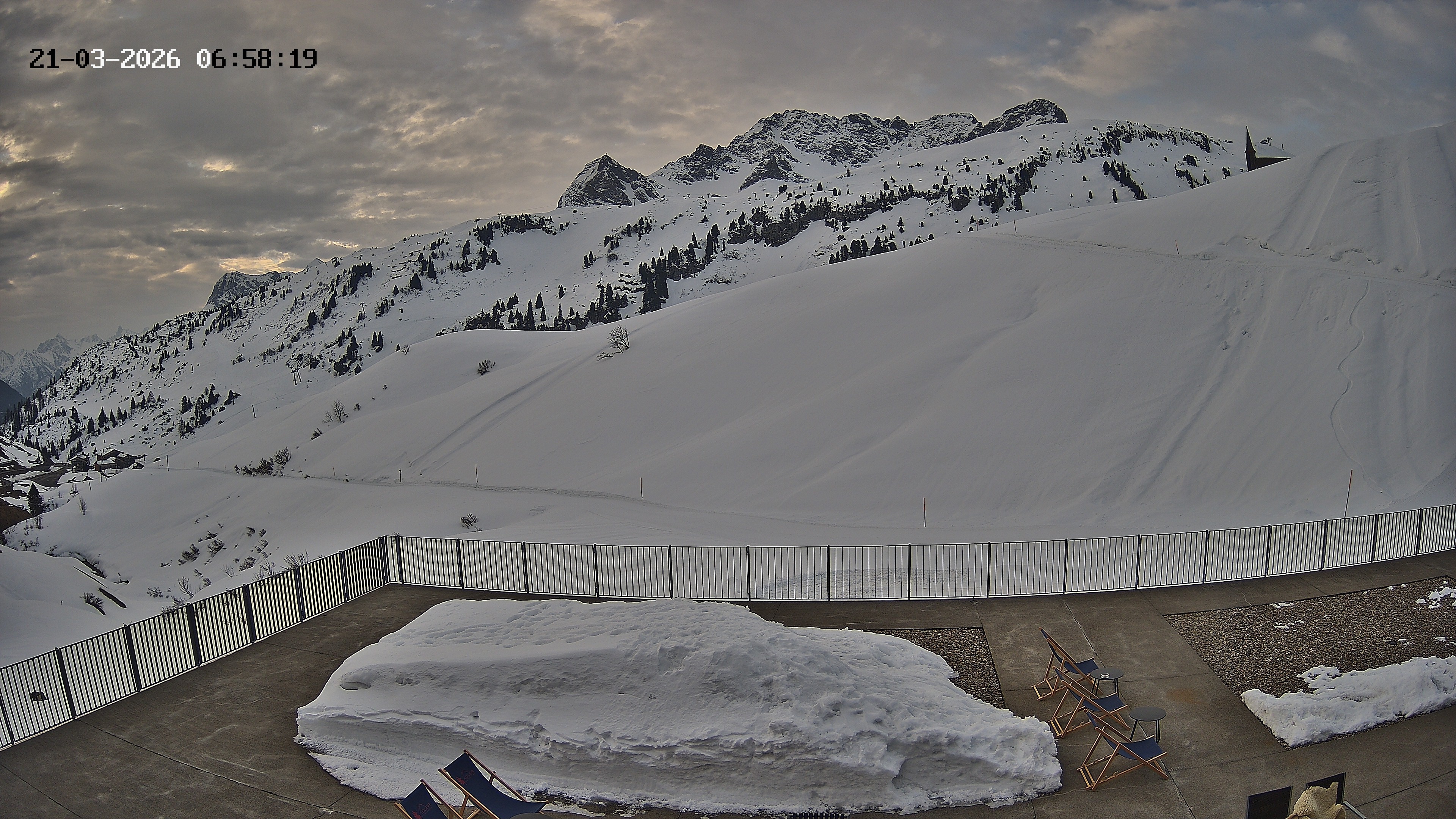 Archived image Webcam Hotel Adler at Warth