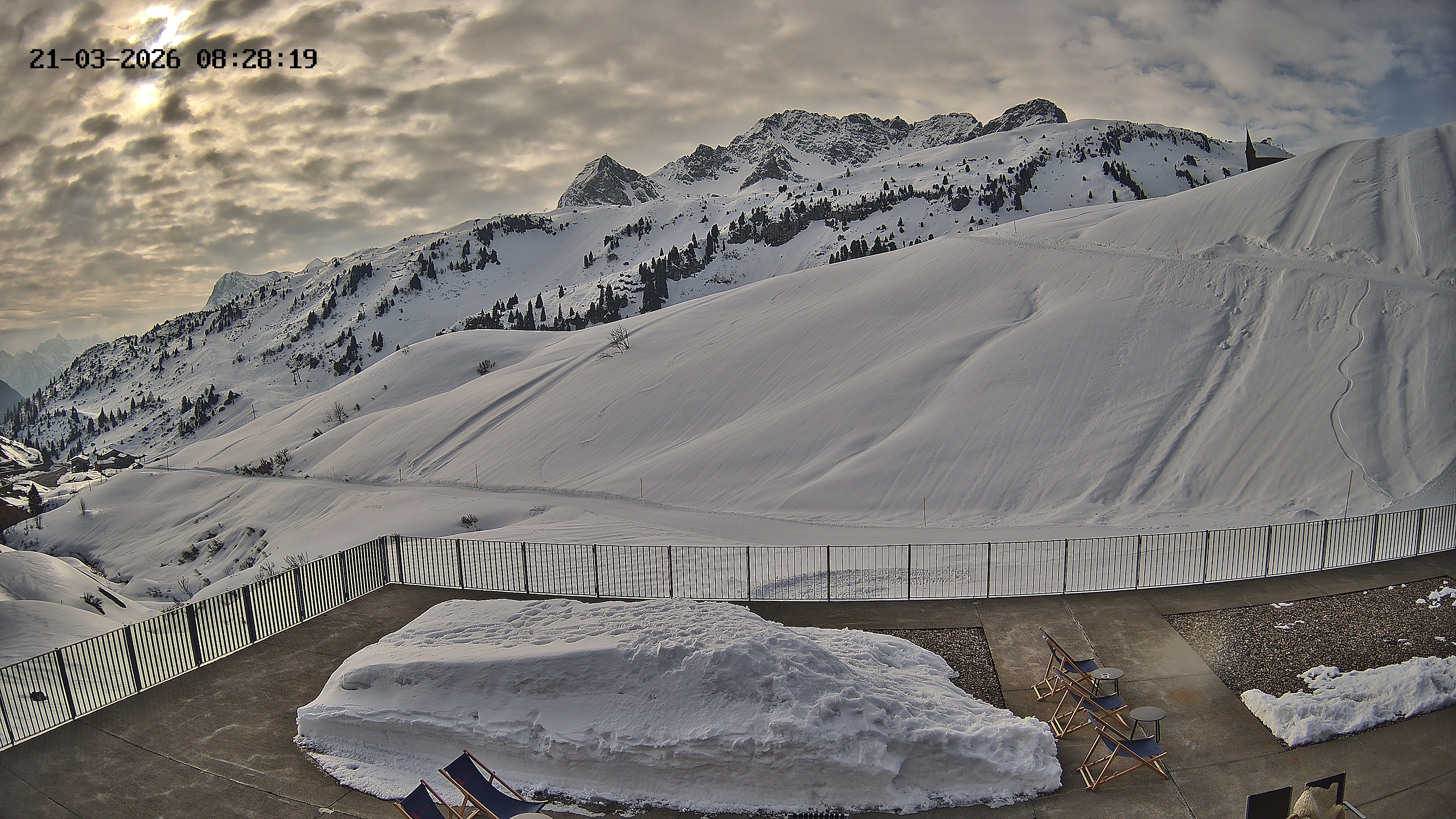 Archived image Webcam Hotel Adler at Warth