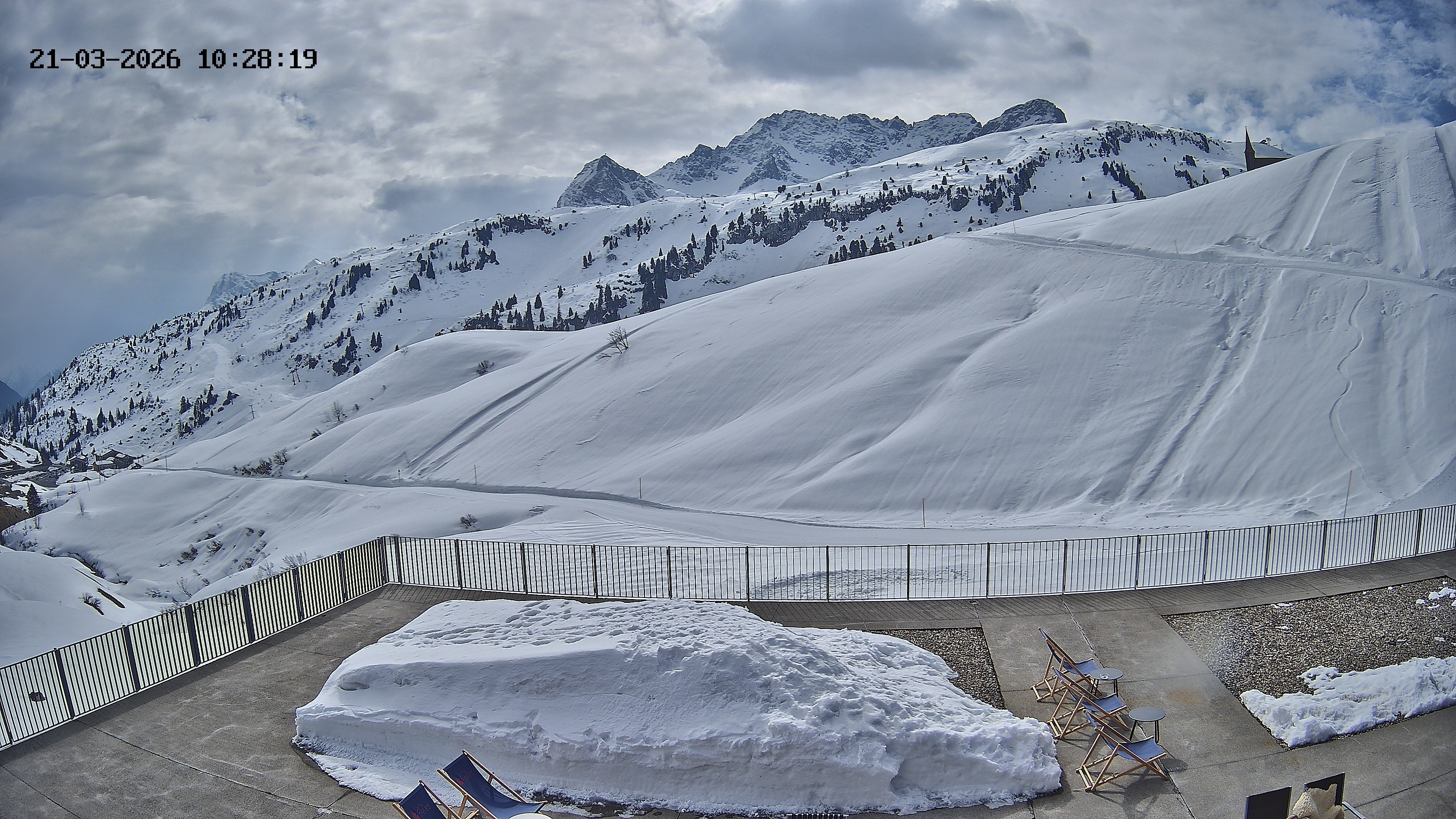 Archived image Webcam Hotel Adler at Warth