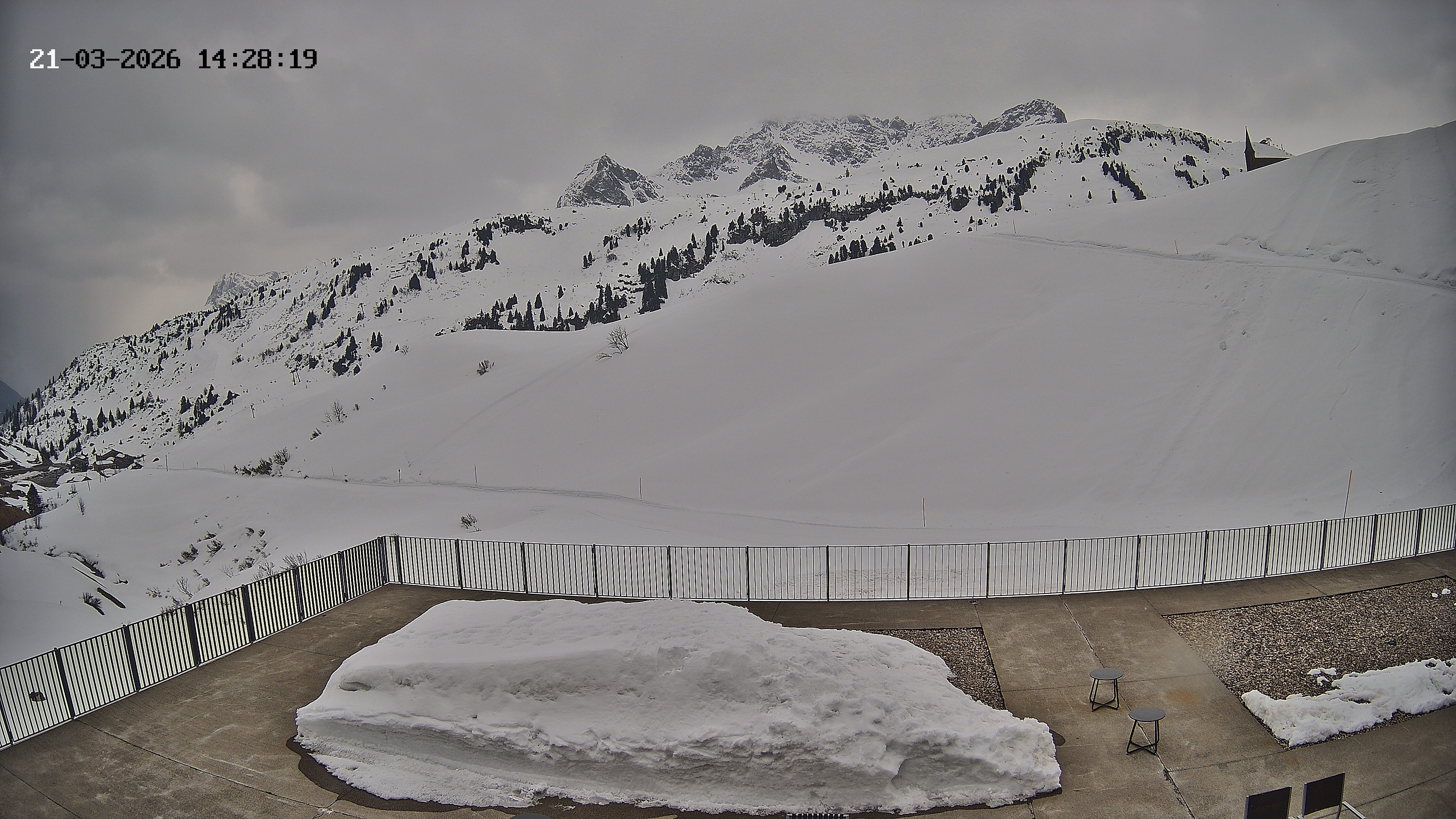 Archived image Webcam Hotel Adler at Warth