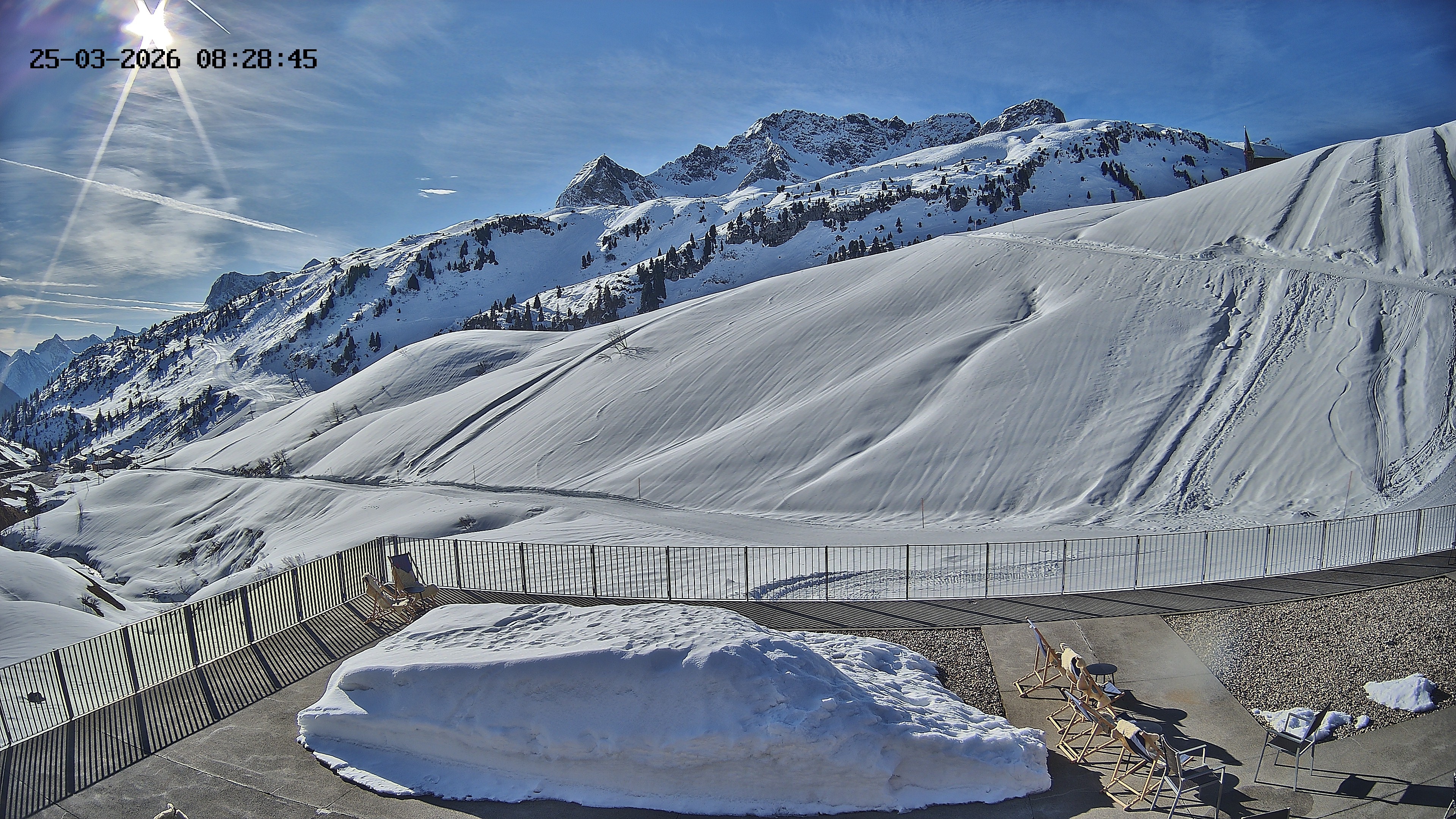 Archiv Foto Webcam Hotel Adler in Warth