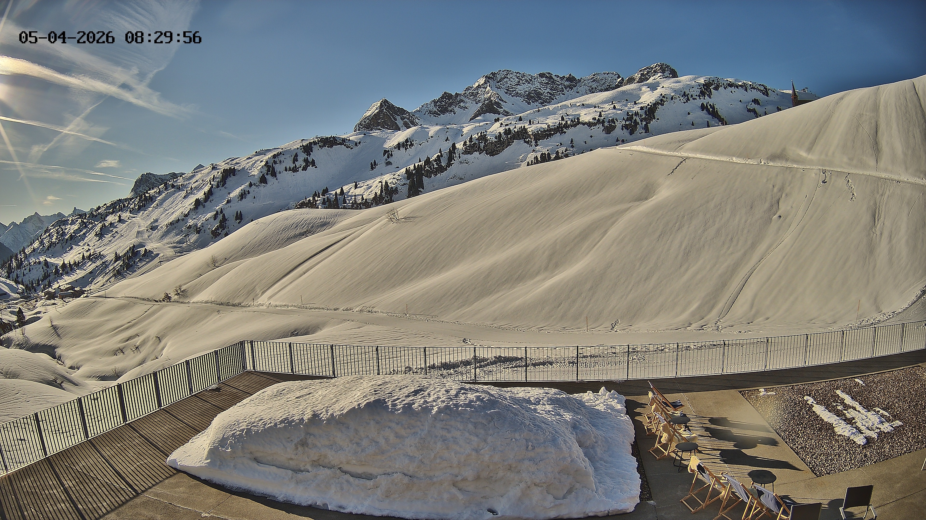 Archived image Webcam Hotel Adler at Warth