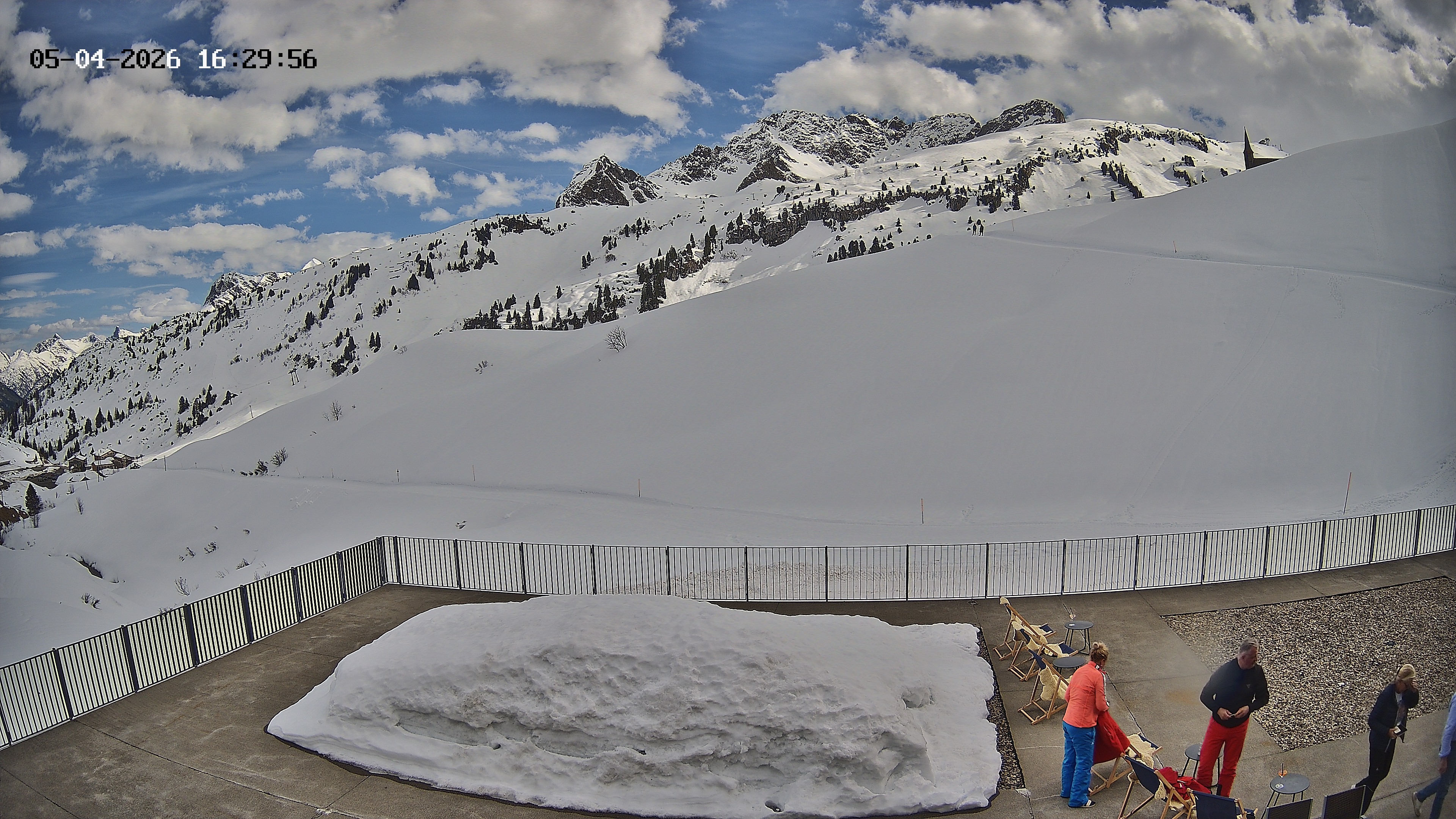 Archived image Webcam Hotel Adler at Warth