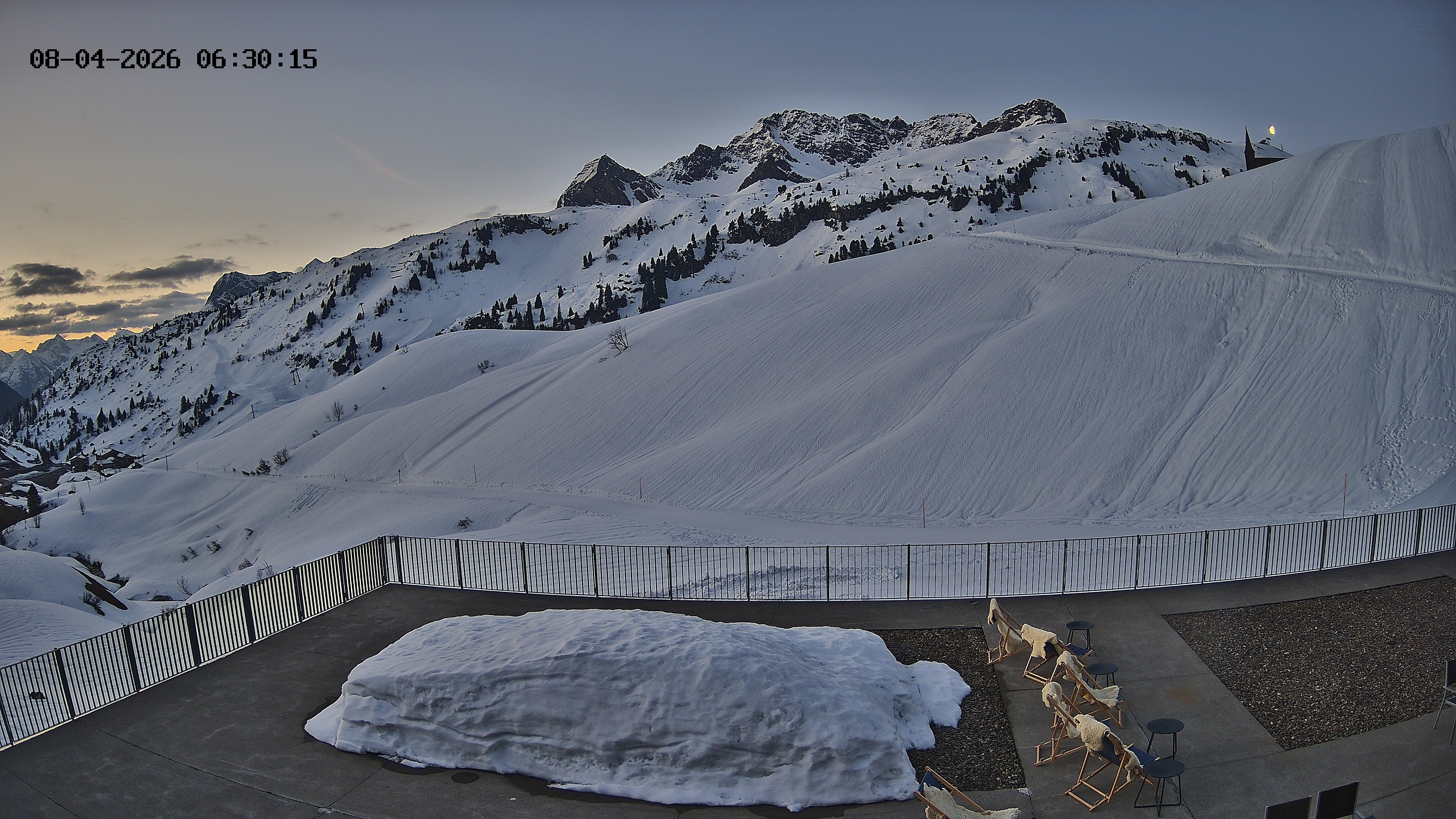 Archived image Webcam Hotel Adler at Warth