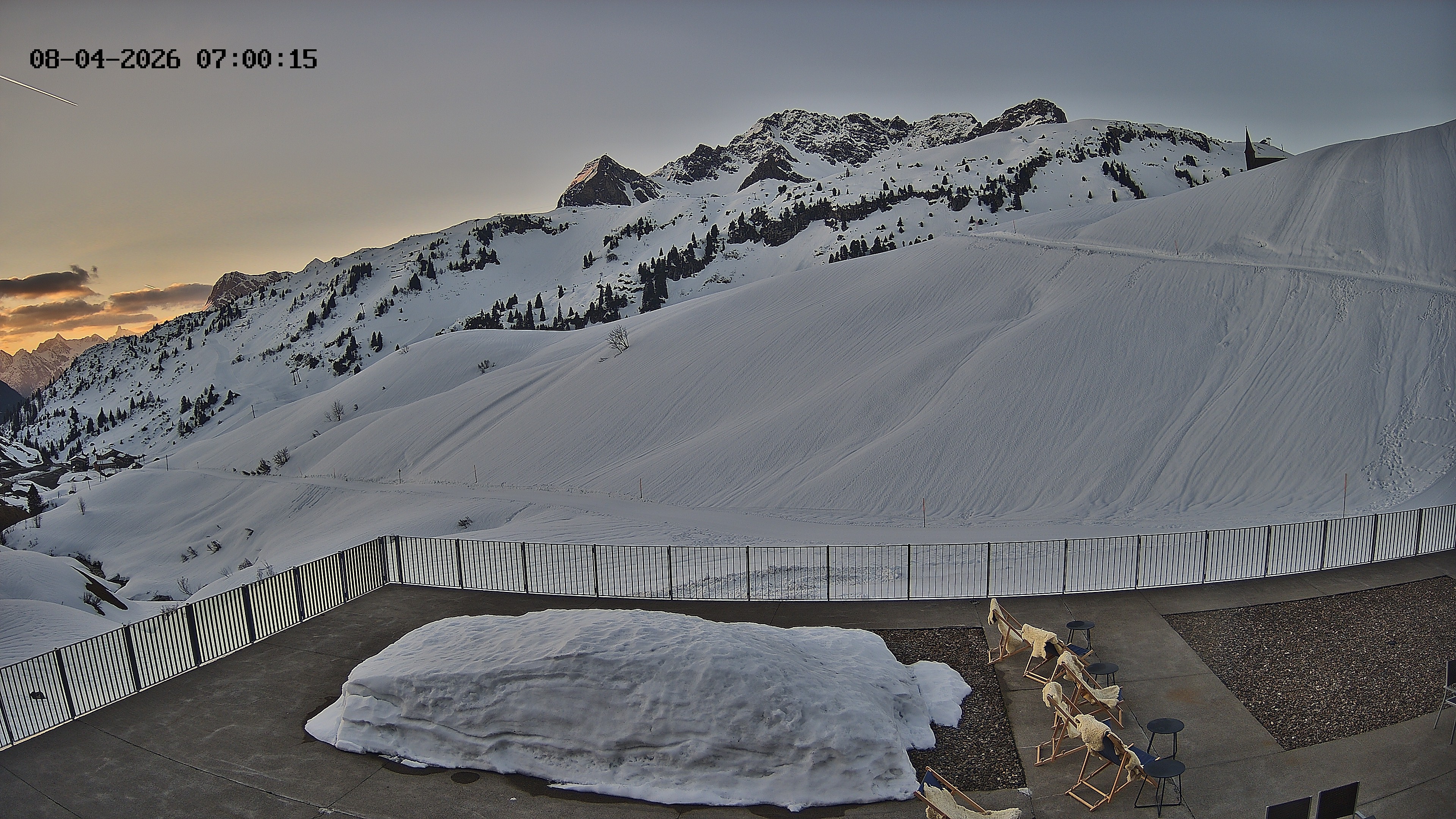 Archived image Webcam Hotel Adler at Warth