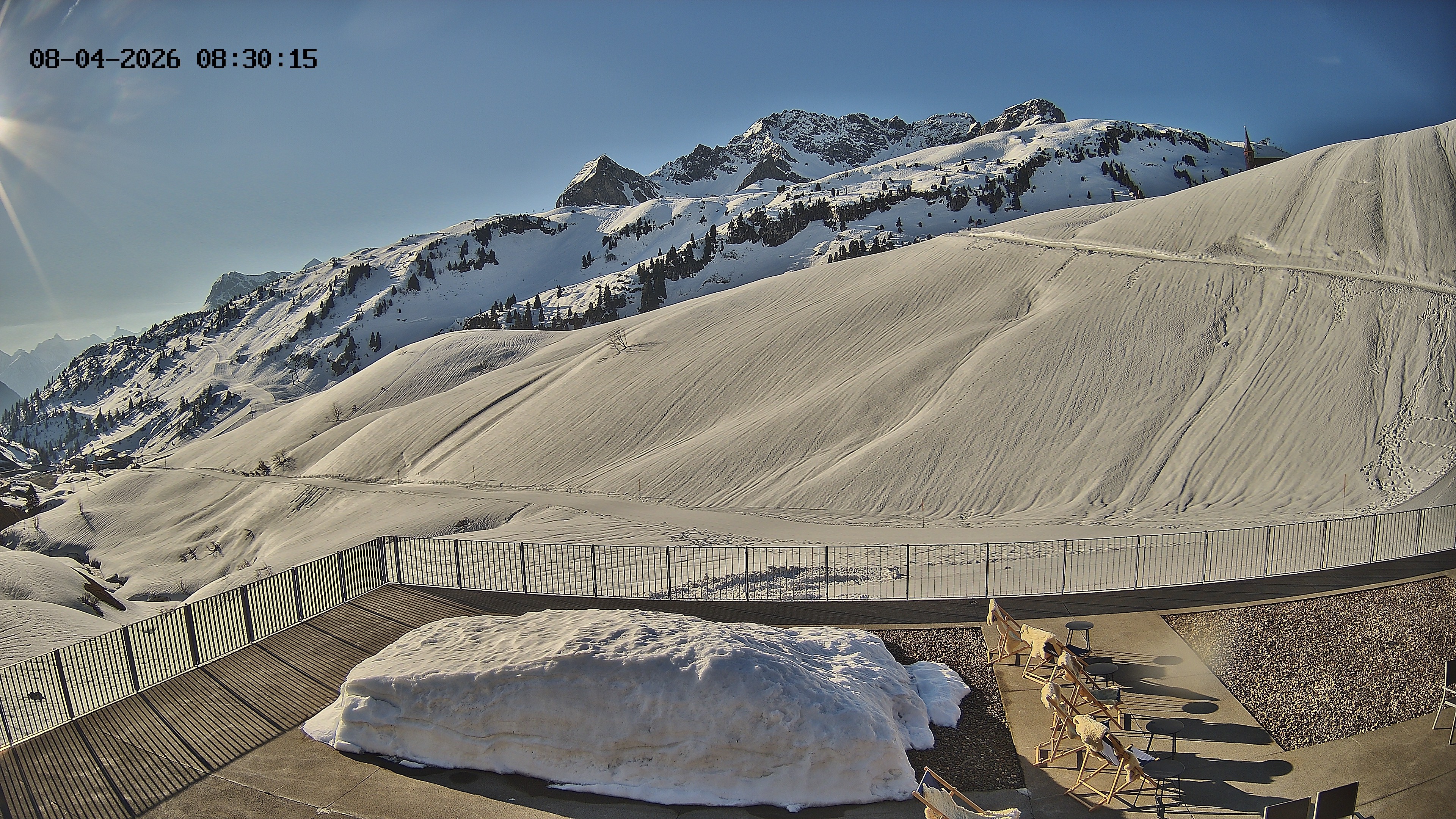 Archived image Webcam Hotel Adler at Warth