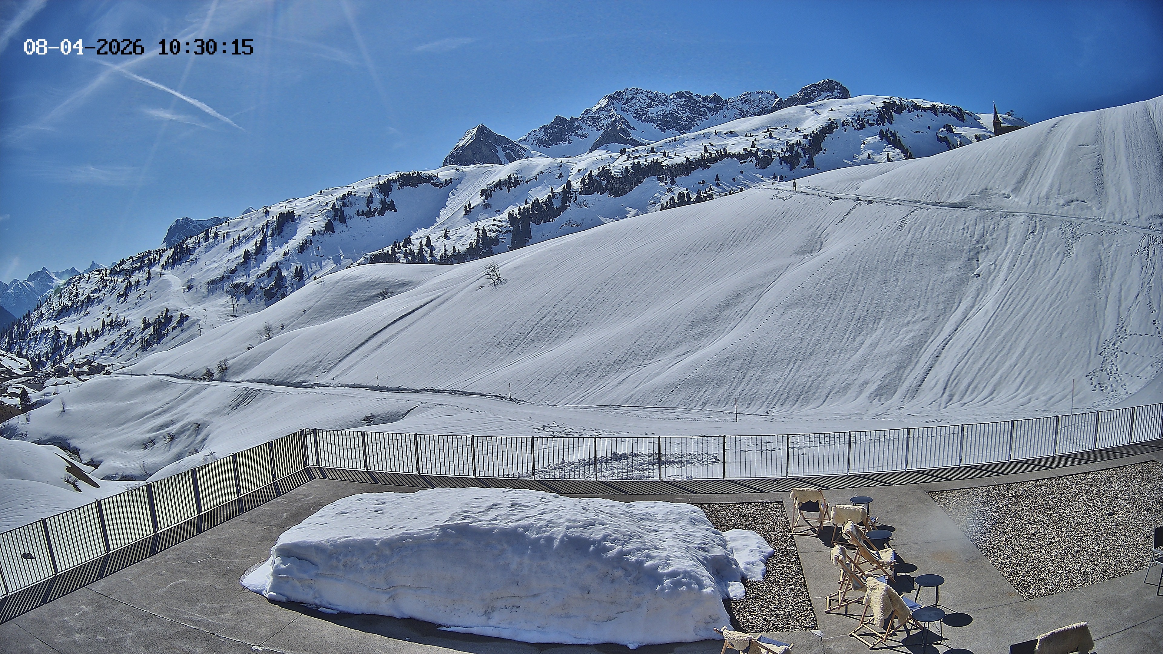 Archived image Webcam Hotel Adler at Warth