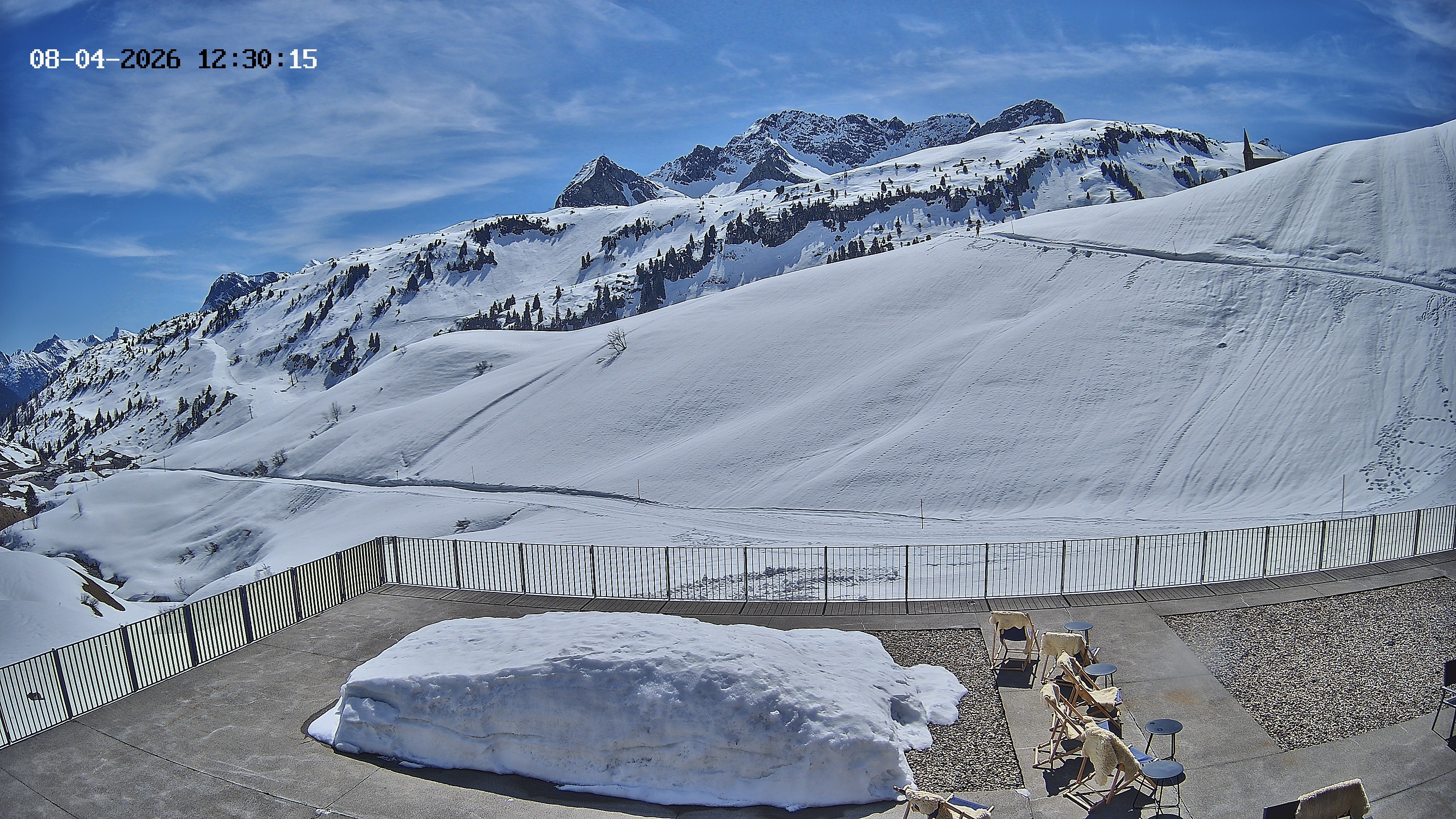 Archived image Webcam Hotel Adler at Warth