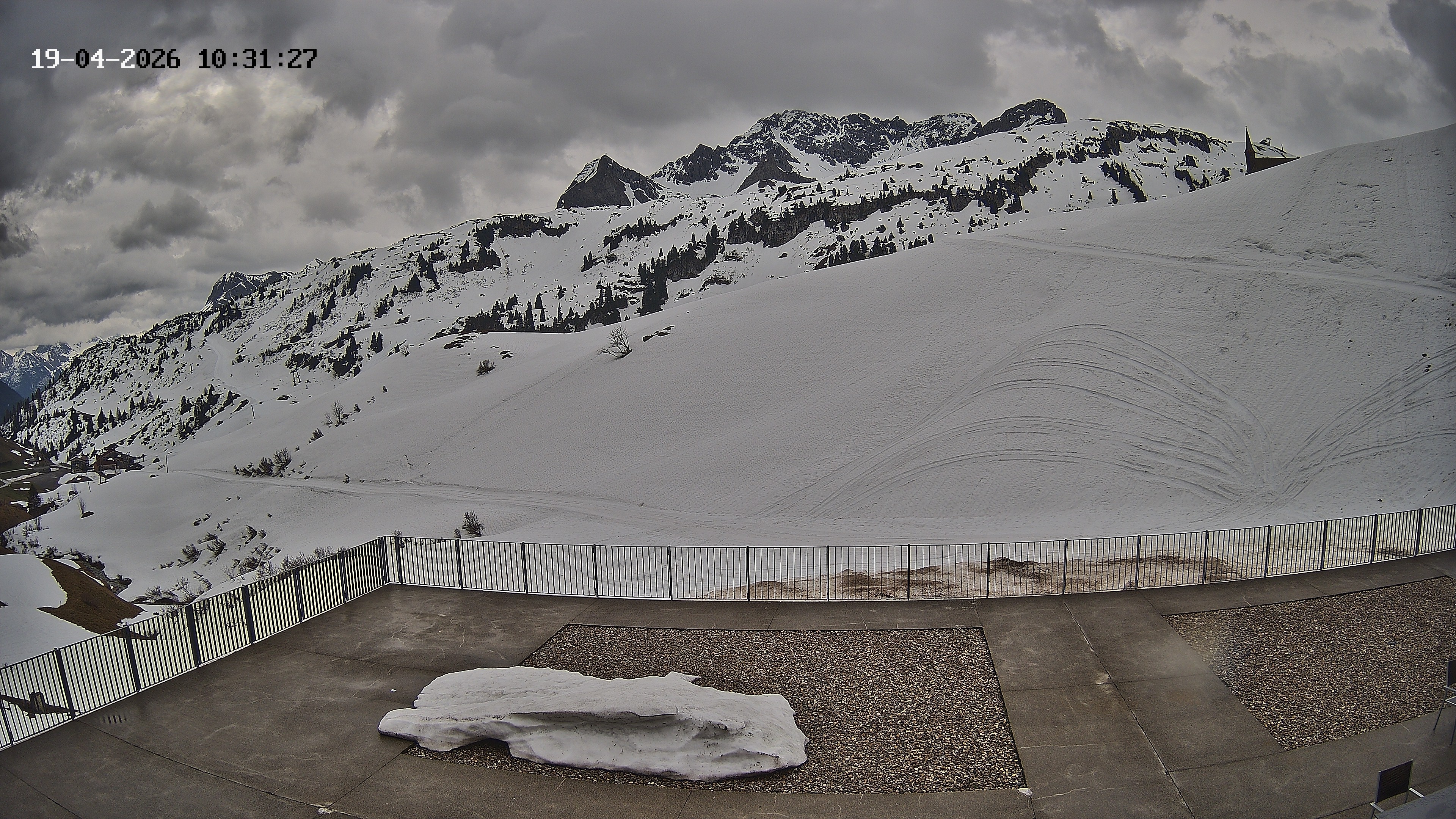 Archived image Webcam Hotel Adler at Warth
