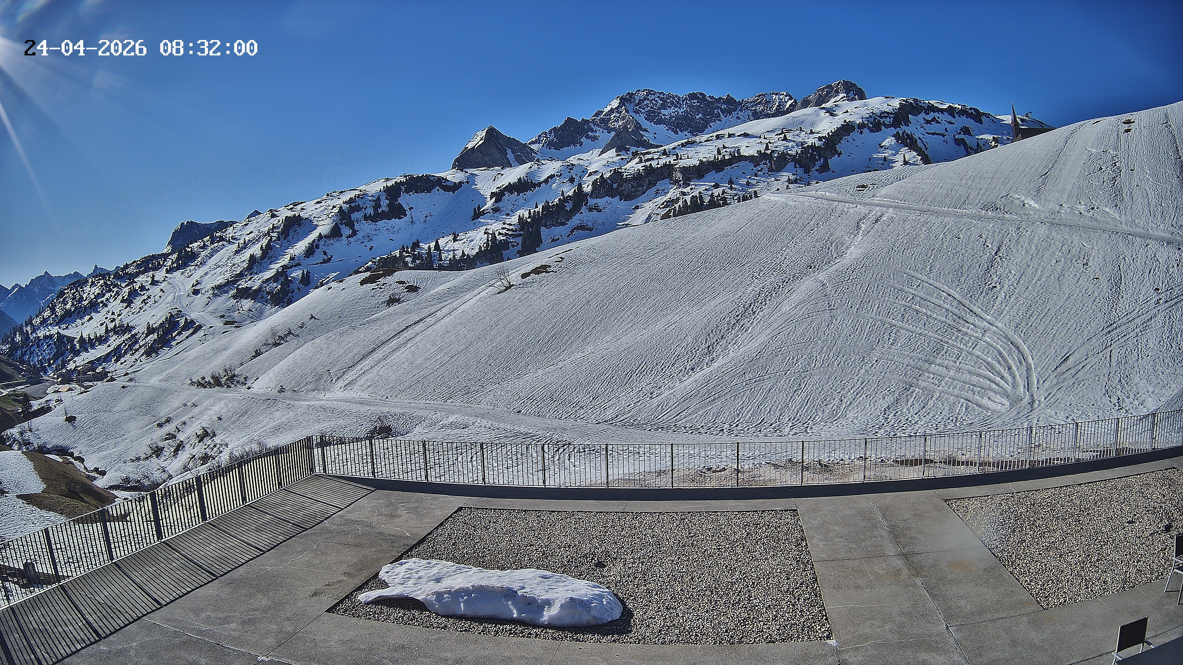 Archived image Webcam Hotel Adler at Warth