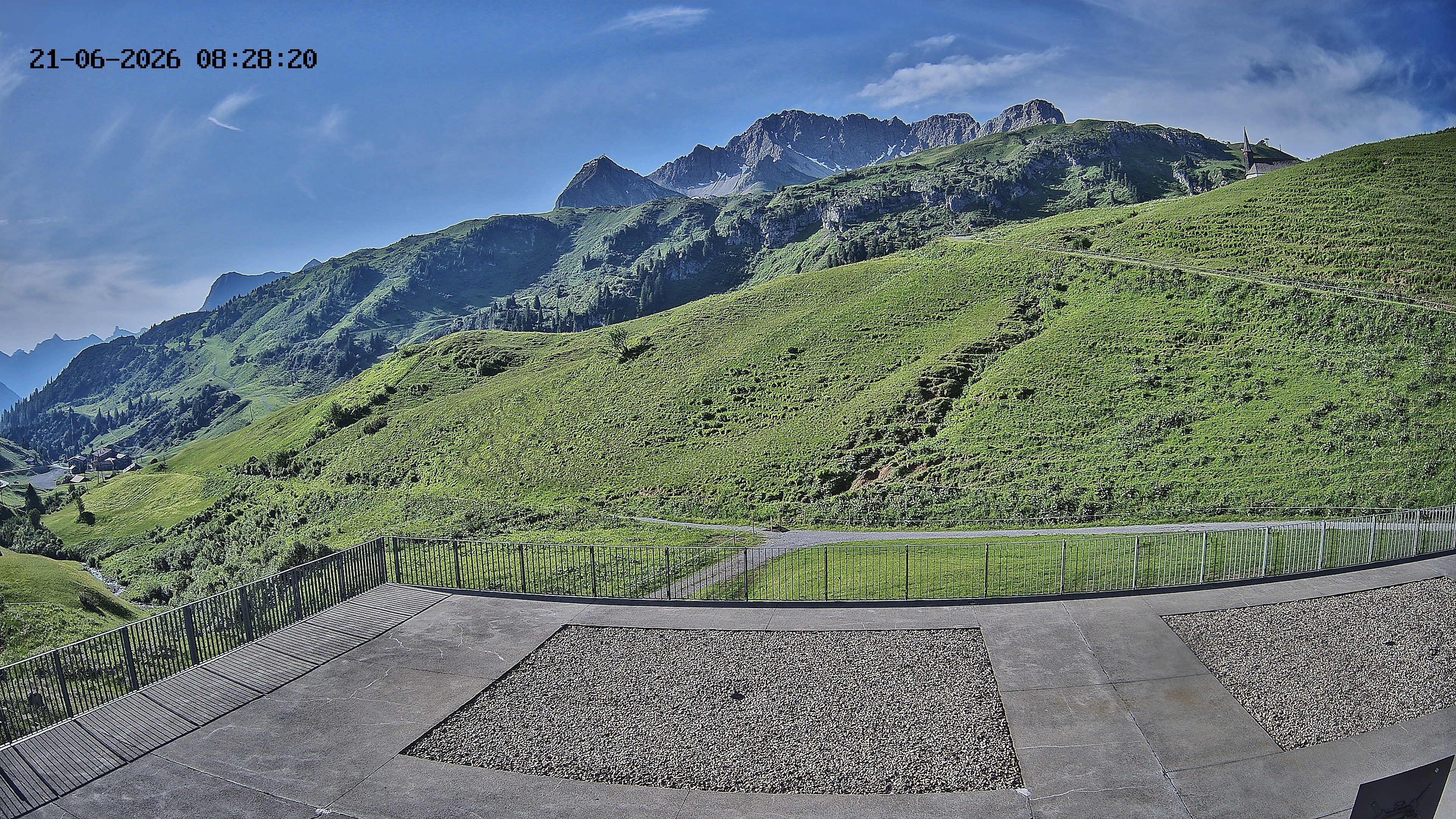 Archived image Webcam Hotel Adler at Warth
