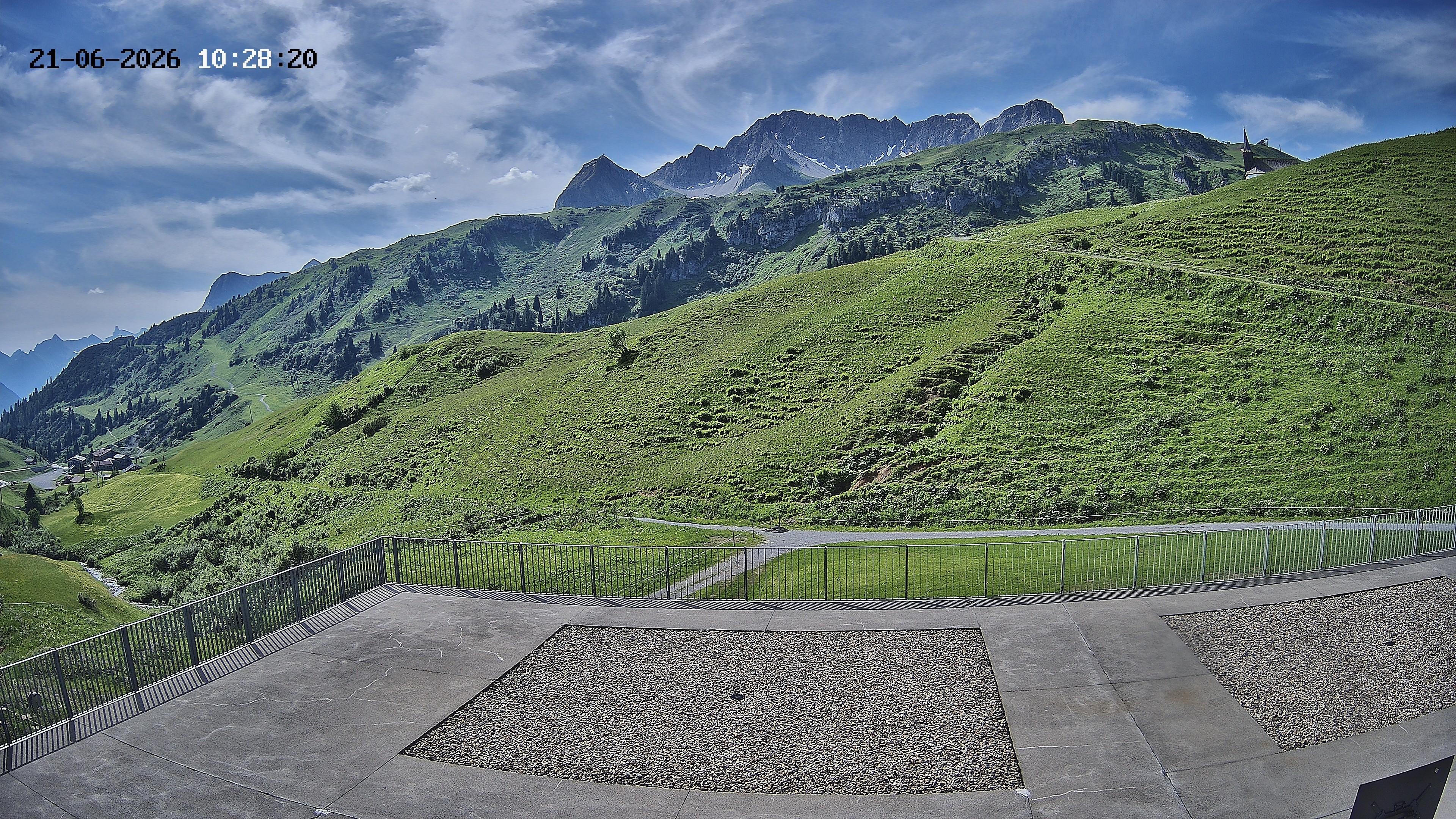 Archived image Webcam Hotel Adler at Warth