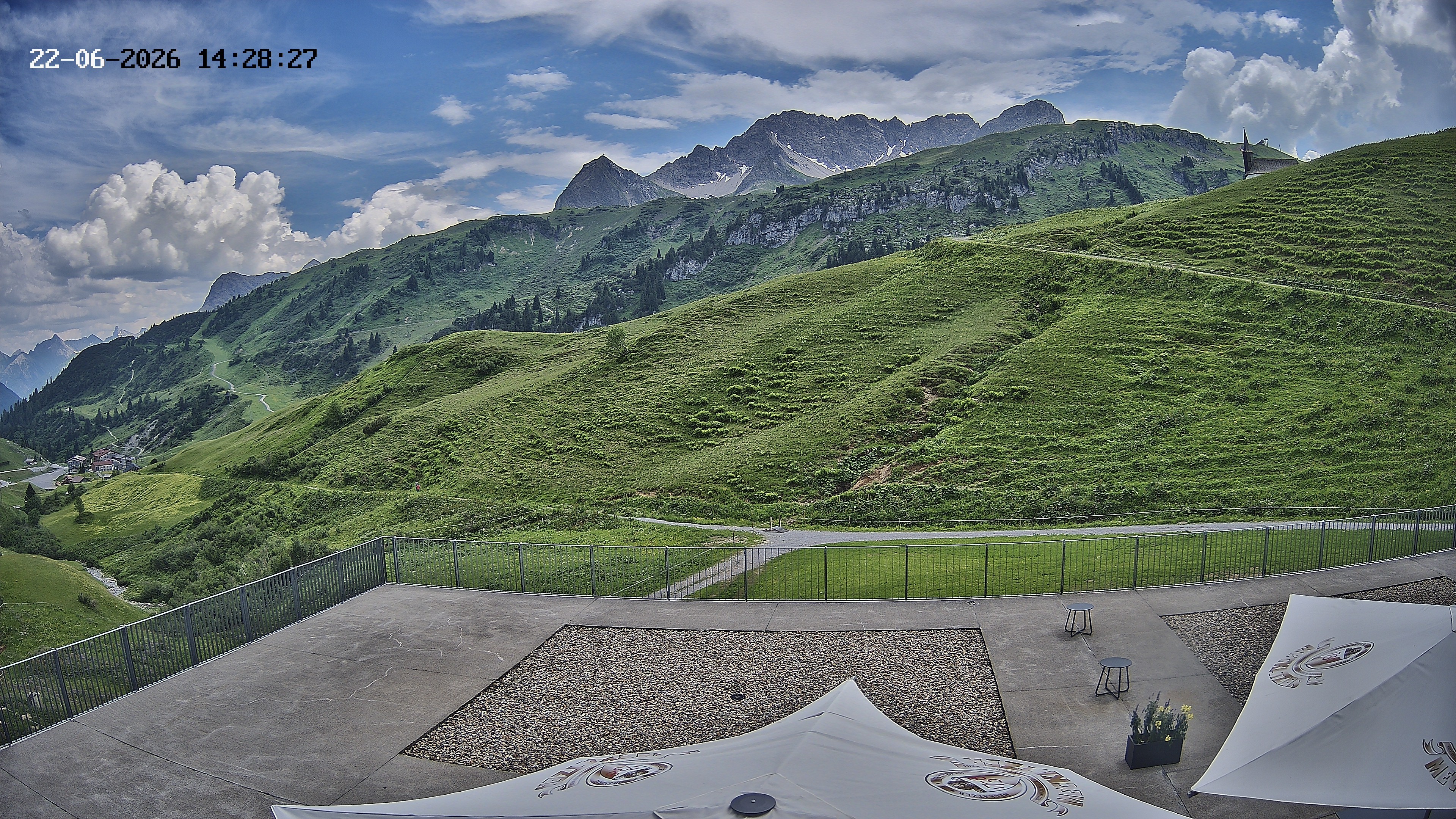Archiv Foto Webcam Hotel Adler in Warth