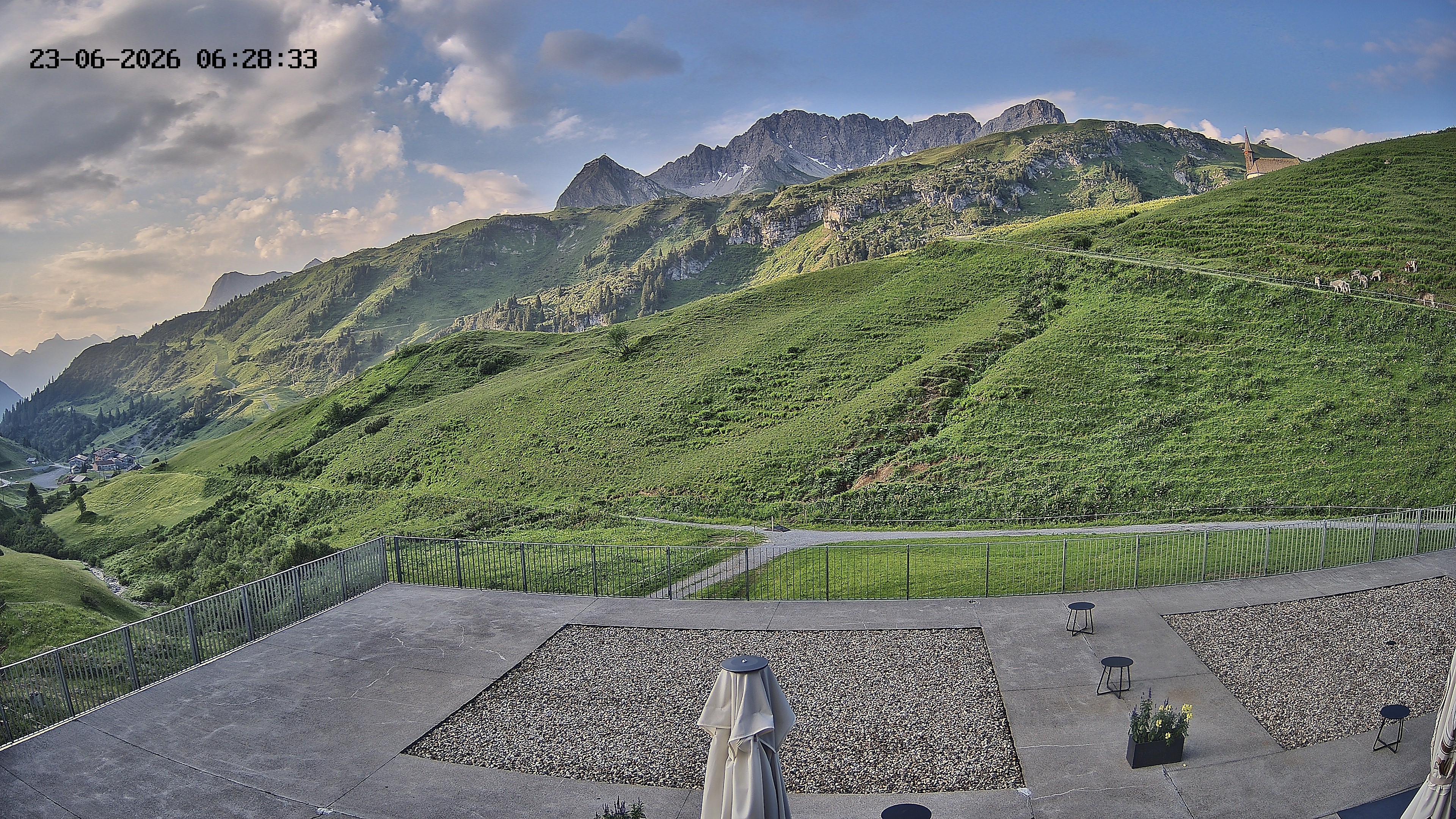 Archived image Webcam Hotel Adler at Warth