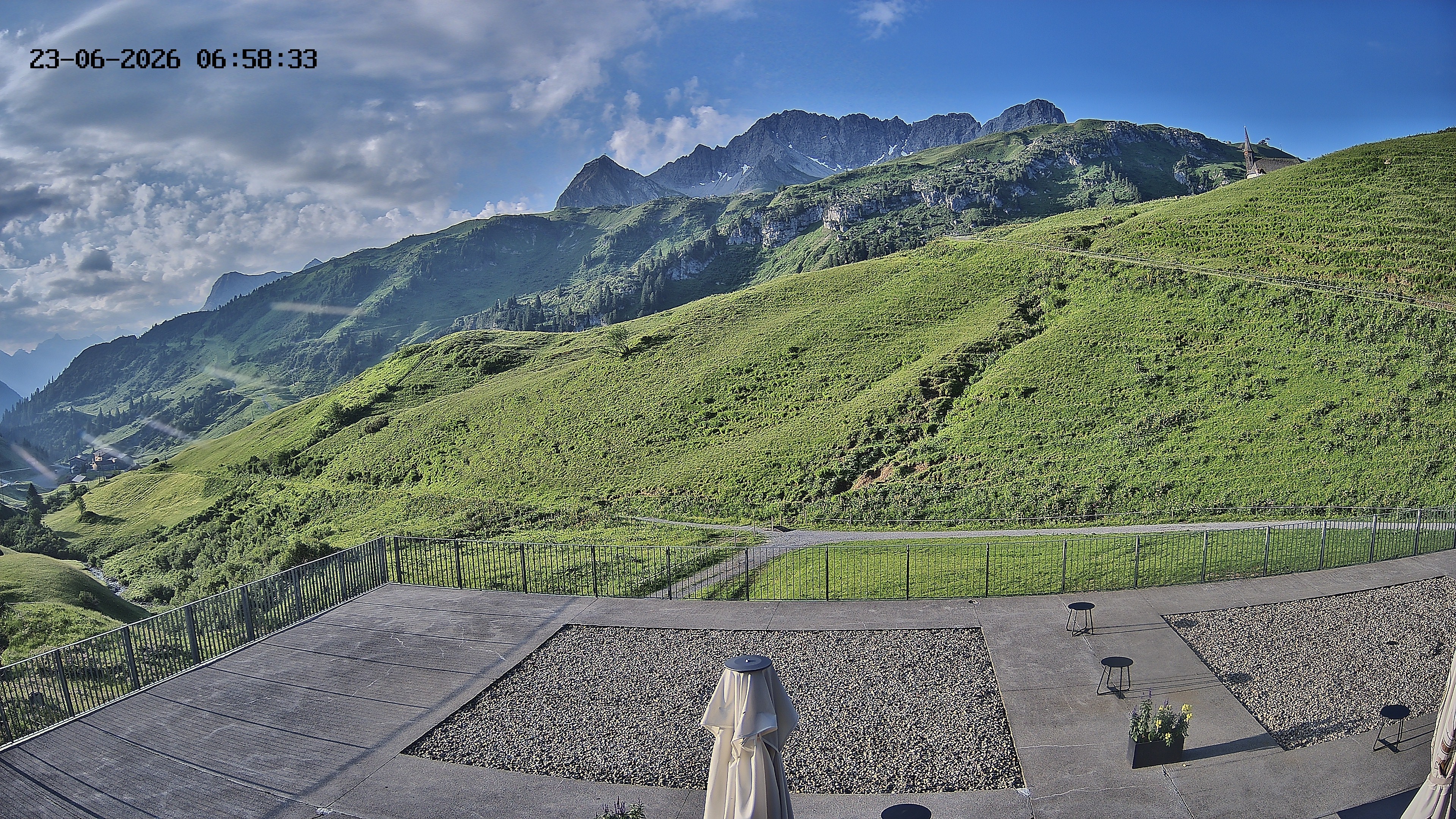 Archived image Webcam Hotel Adler at Warth