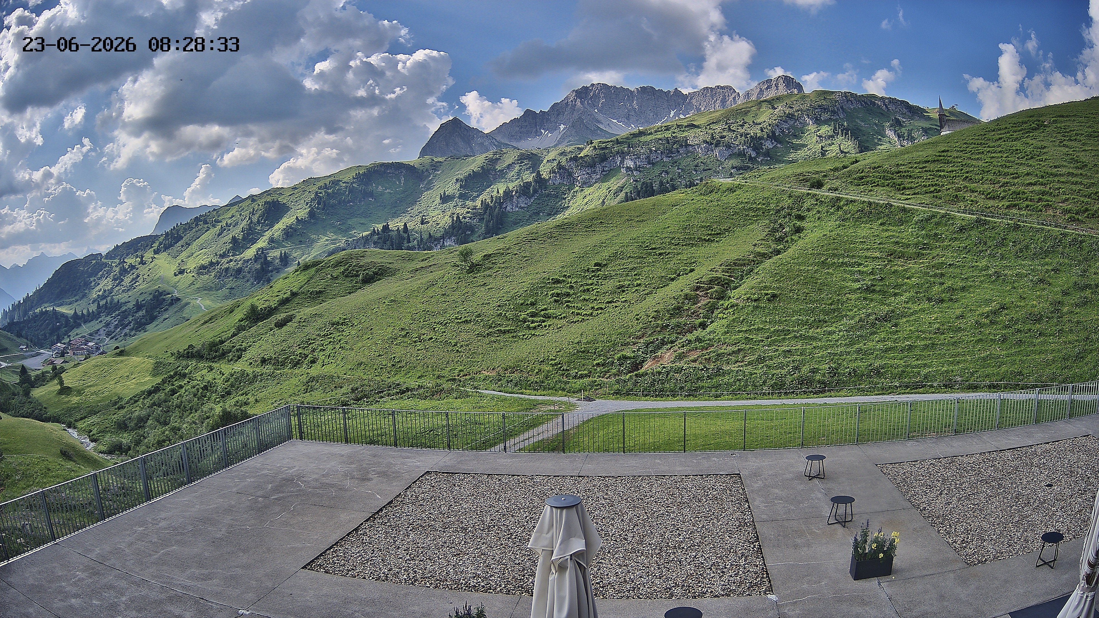 Archived image Webcam Hotel Adler at Warth