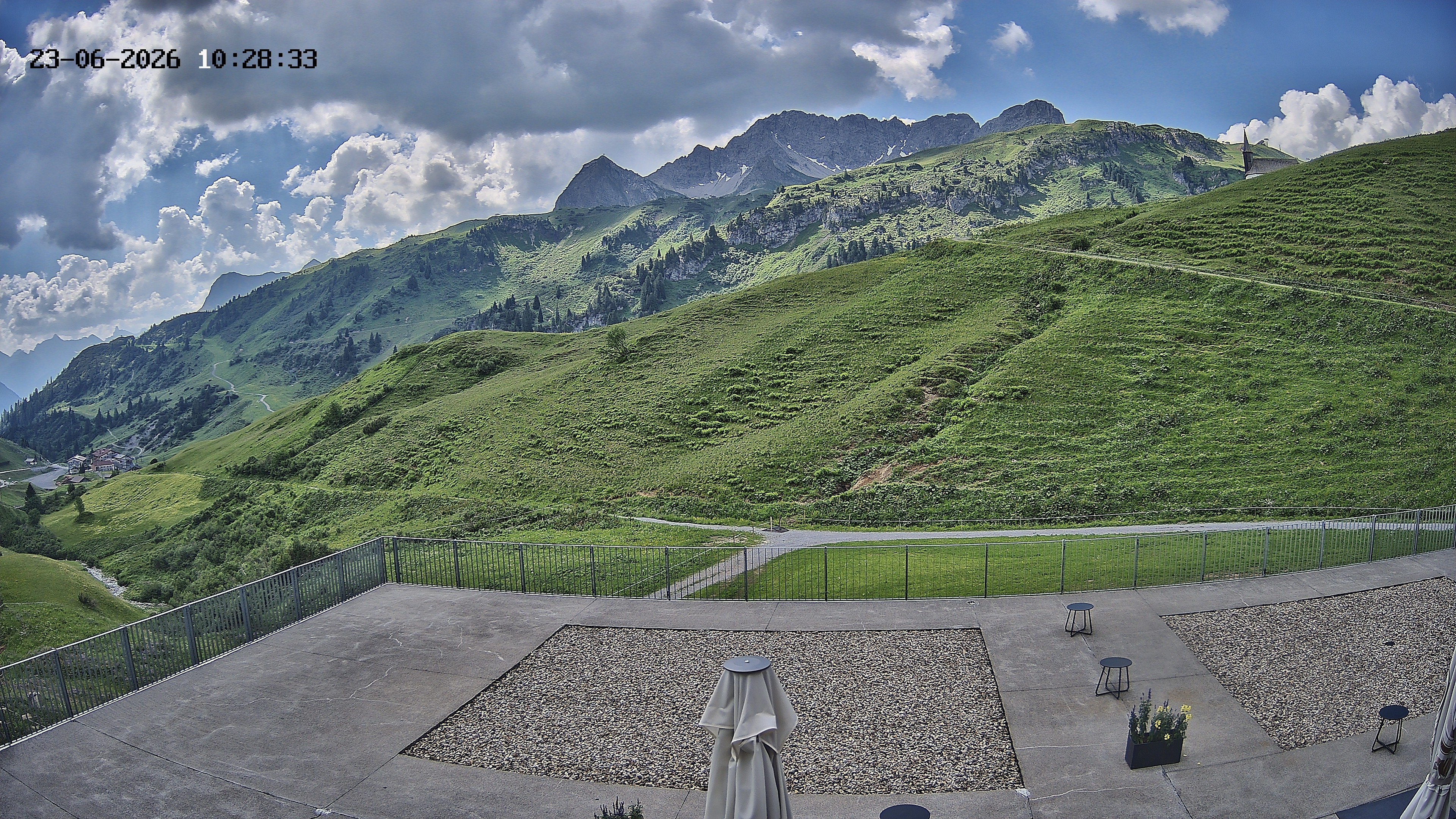 Archived image Webcam Hotel Adler at Warth