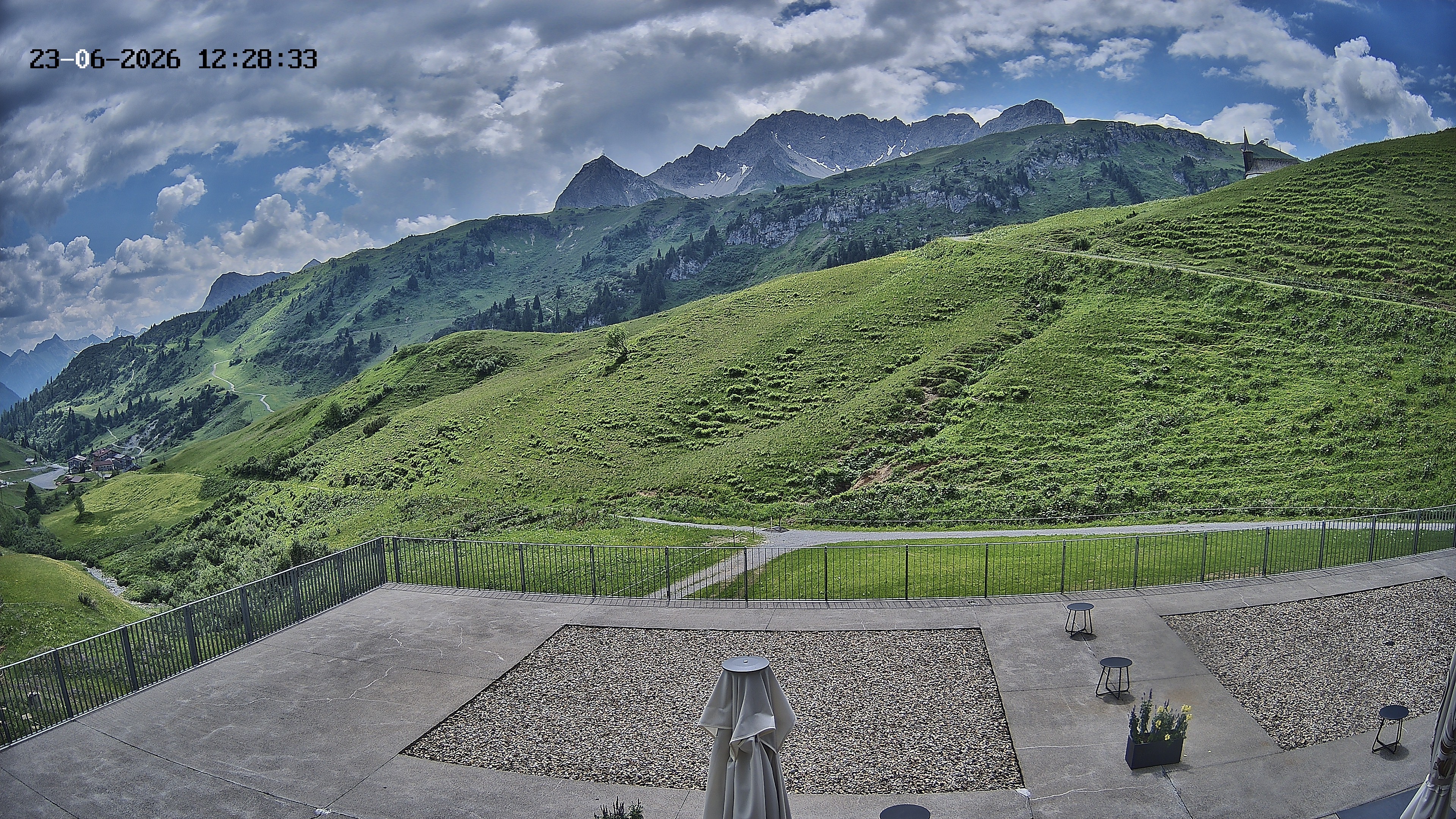 Archived image Webcam Hotel Adler at Warth