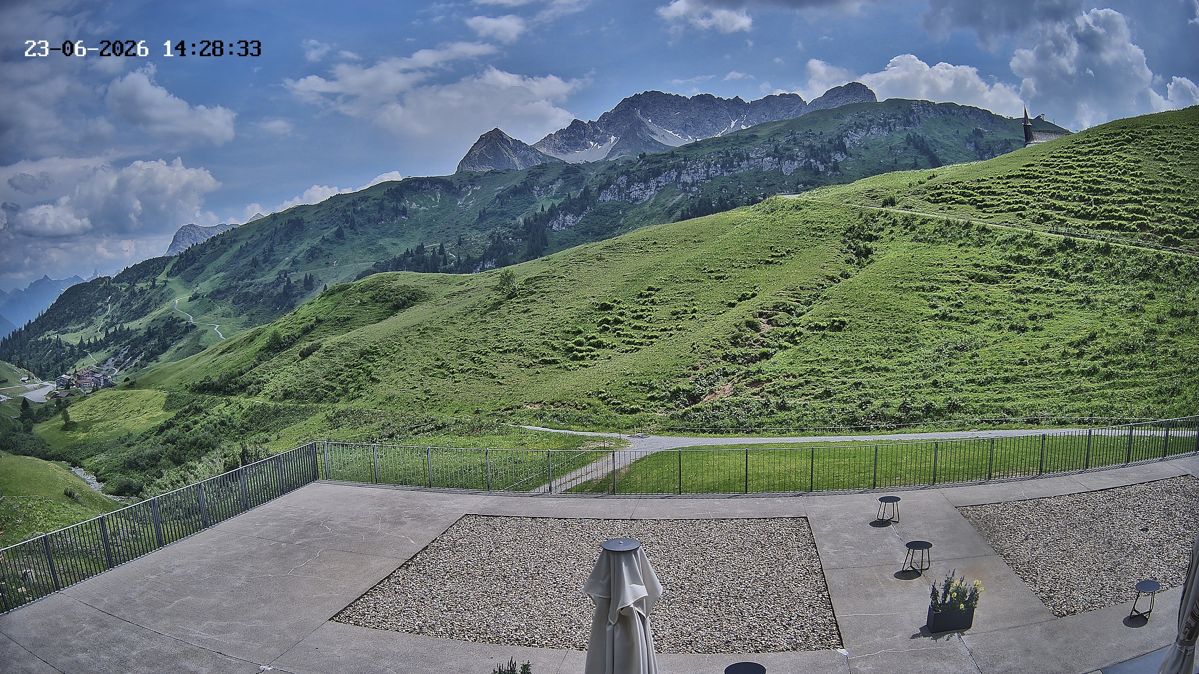 Archived image Webcam Hotel Adler at Warth