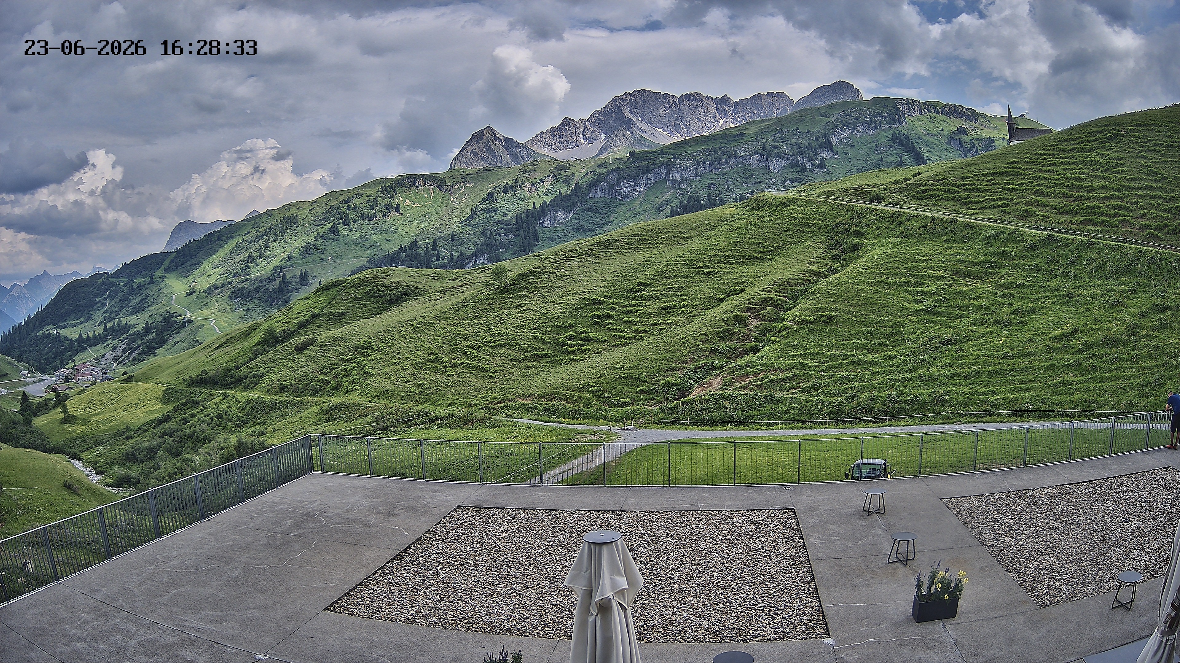 Archived image Webcam Hotel Adler at Warth