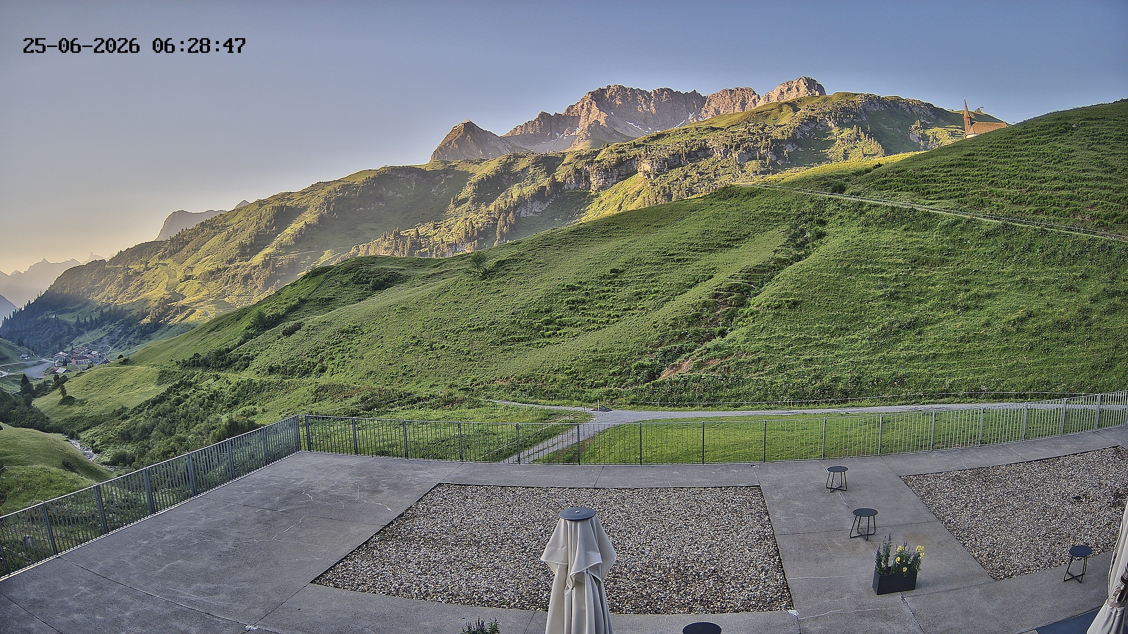 Archived image Webcam Hotel Adler at Warth