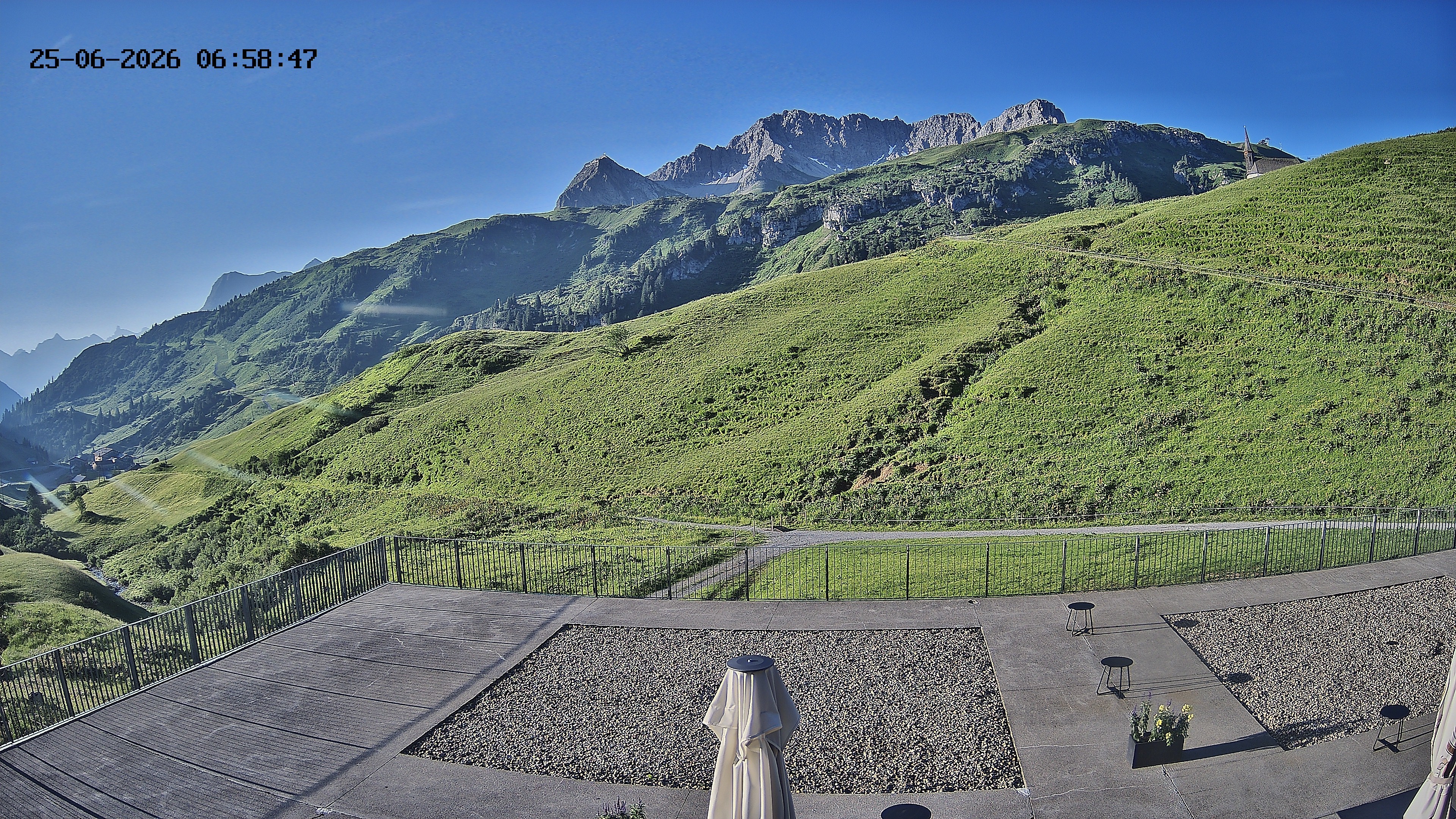 Archived image Webcam Hotel Adler at Warth