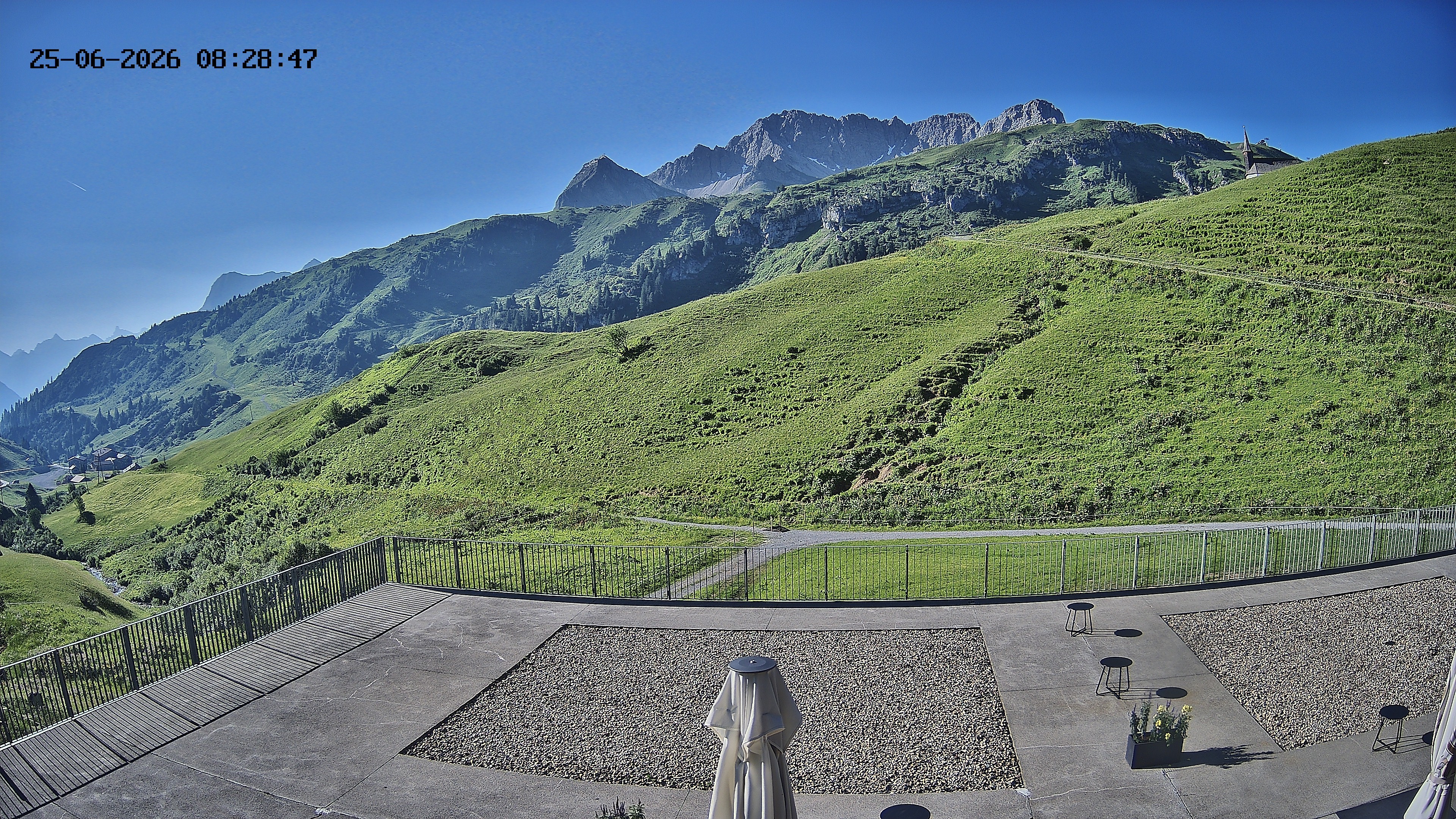 Archived image Webcam Hotel Adler at Warth