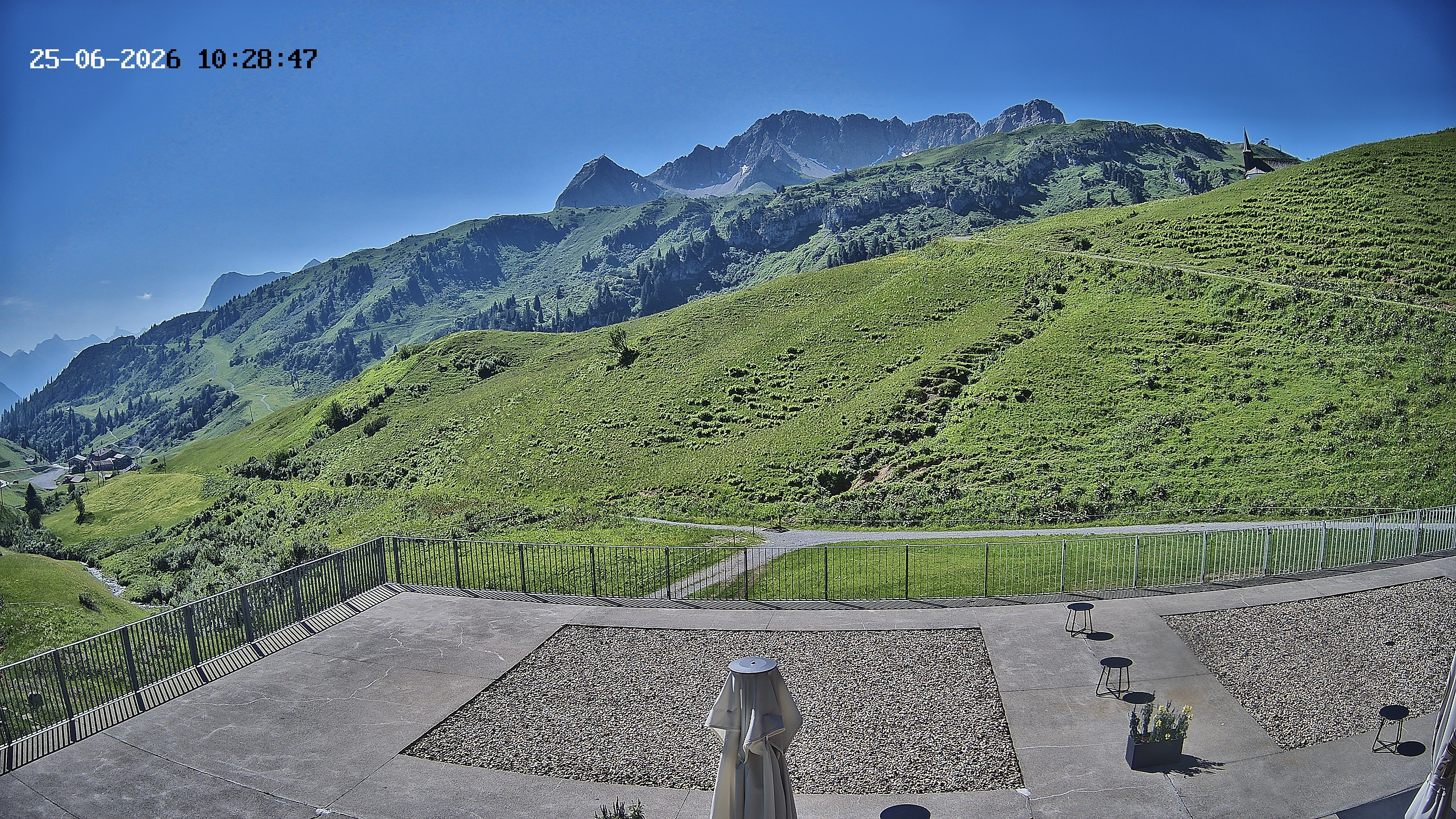 Archived image Webcam Hotel Adler at Warth