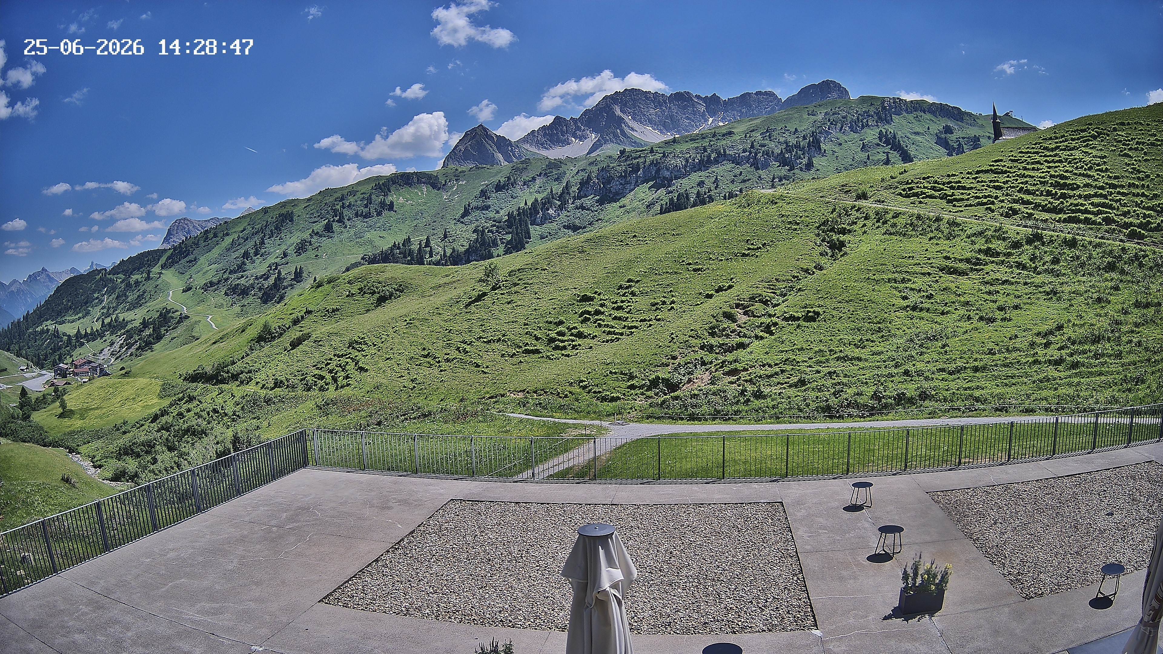 Archived image Webcam Hotel Adler at Warth