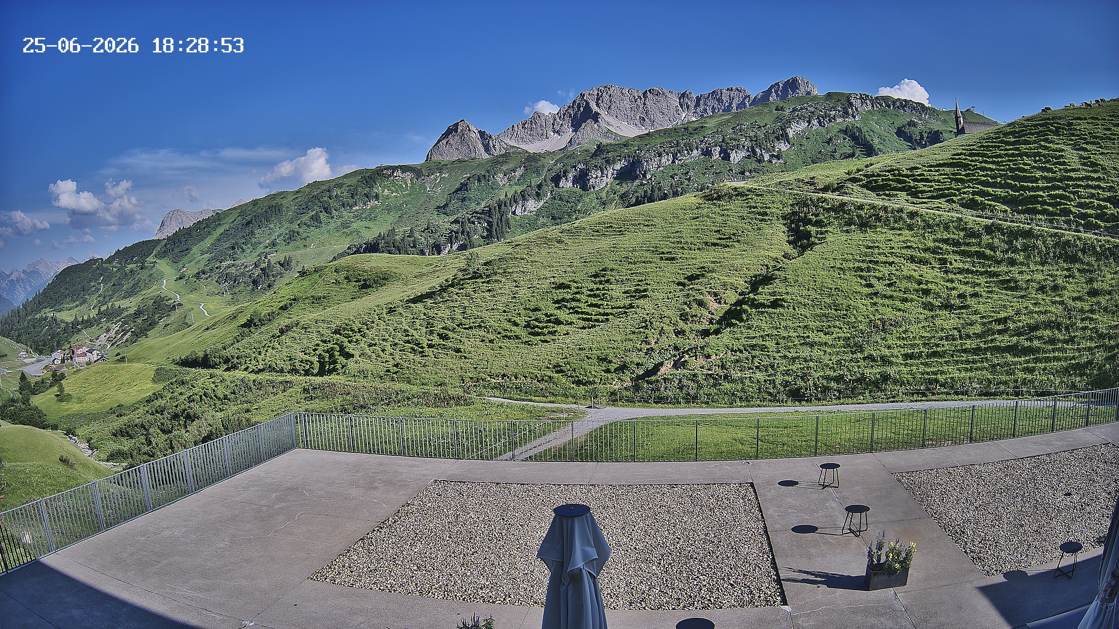 Archived image Webcam Hotel Adler at Warth