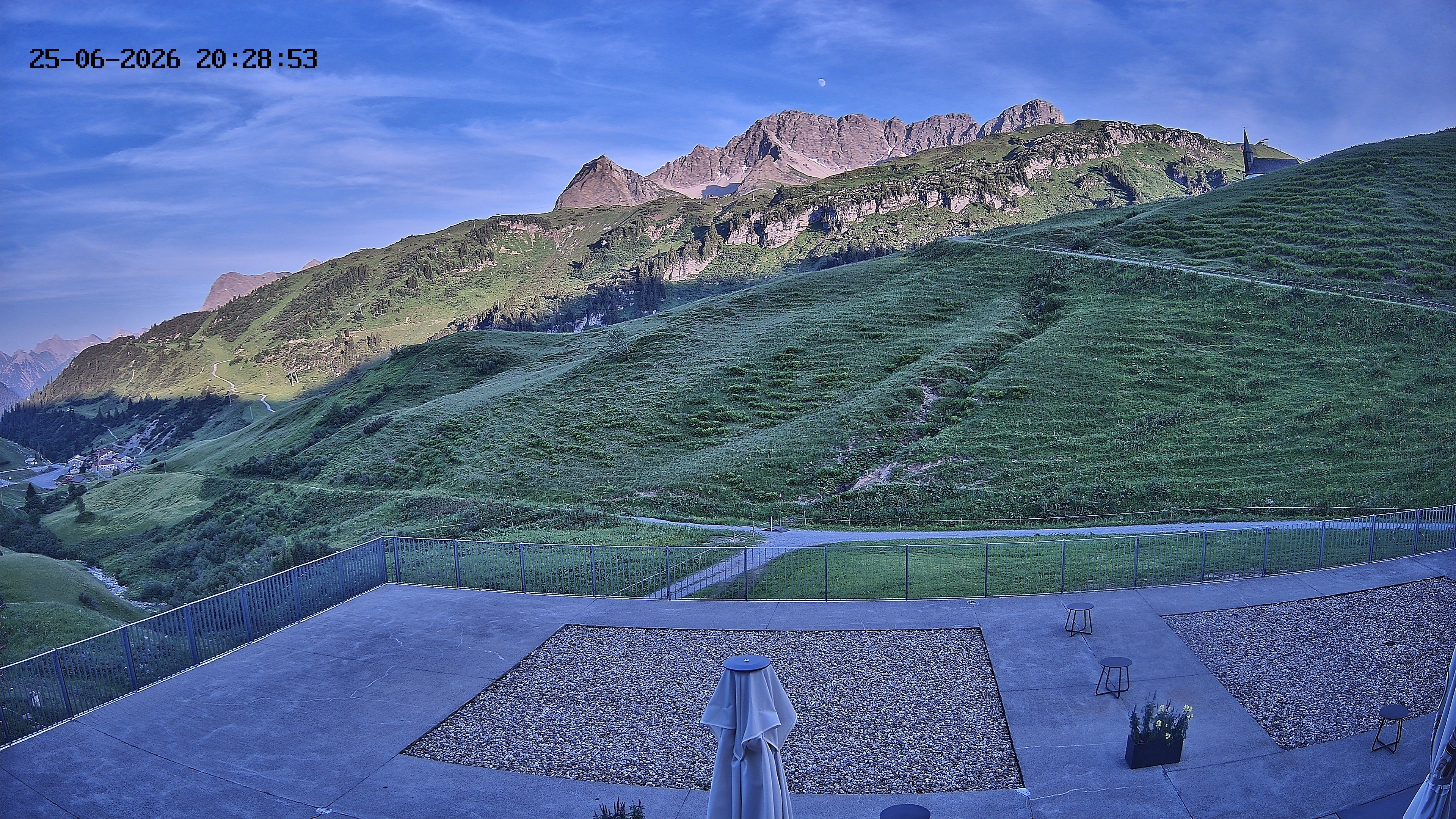 Archived image Webcam Hotel Adler at Warth