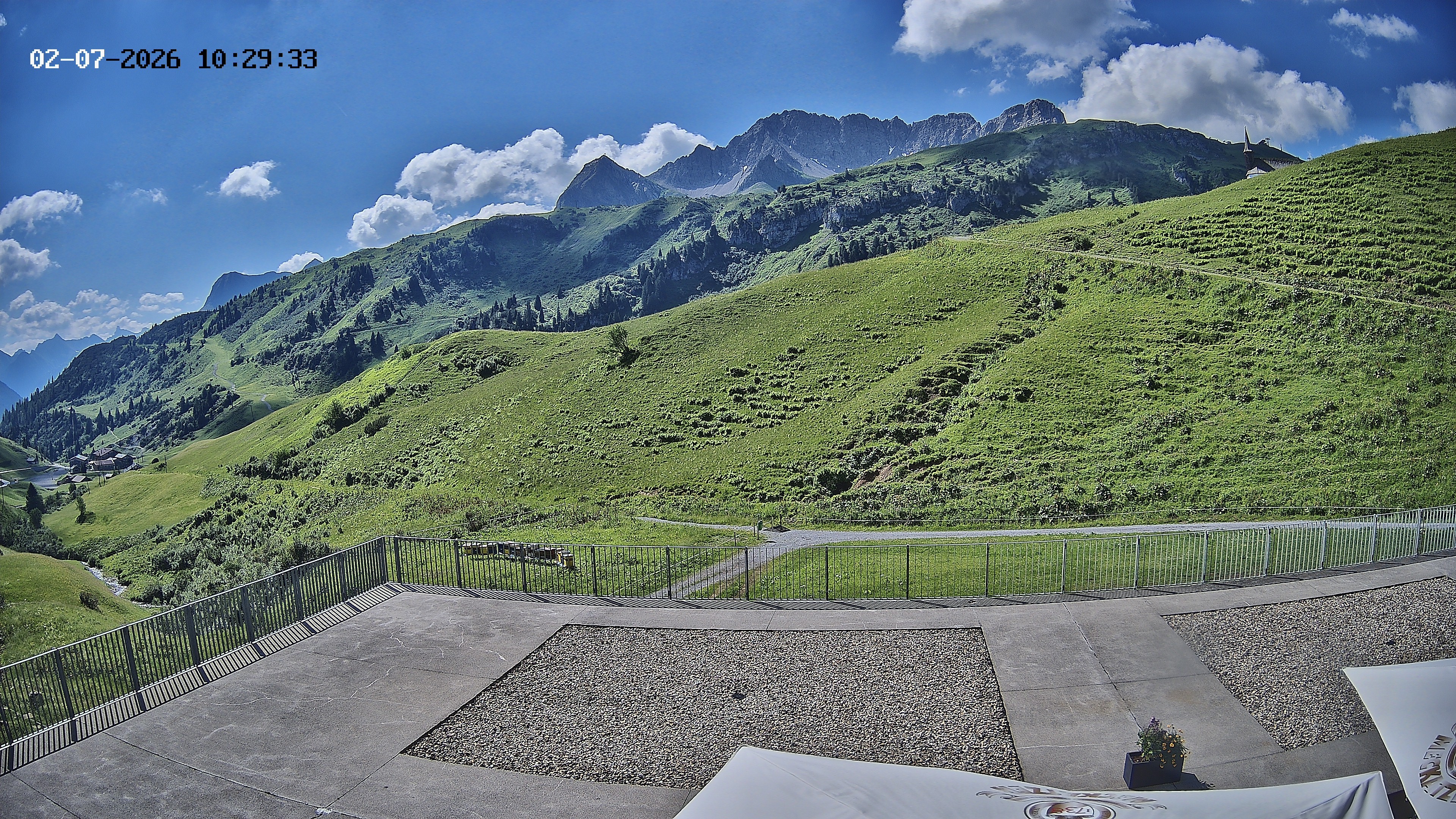Archiv Foto Webcam Hotel Adler in Warth