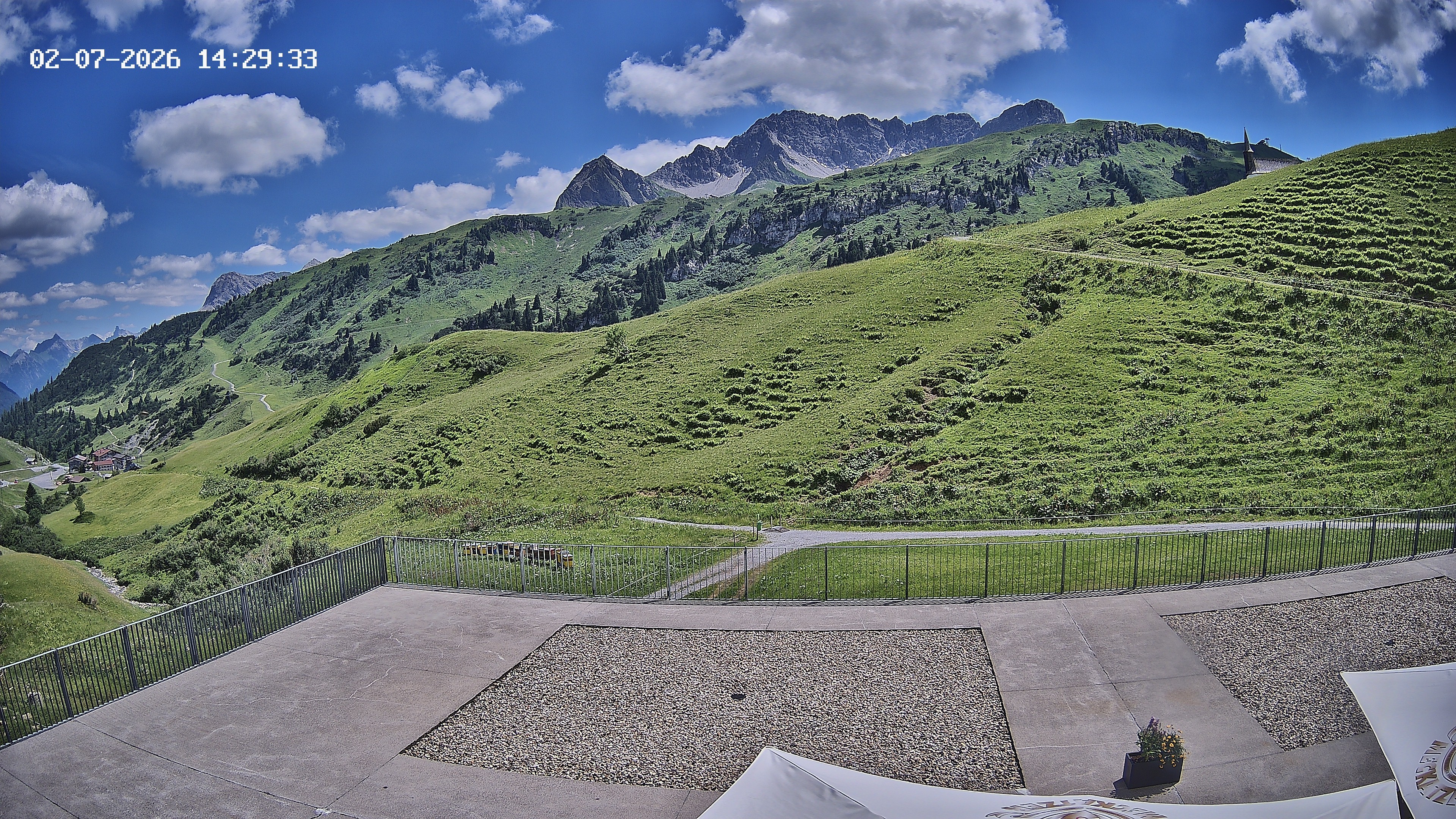 Archiv Foto Webcam Hotel Adler in Warth