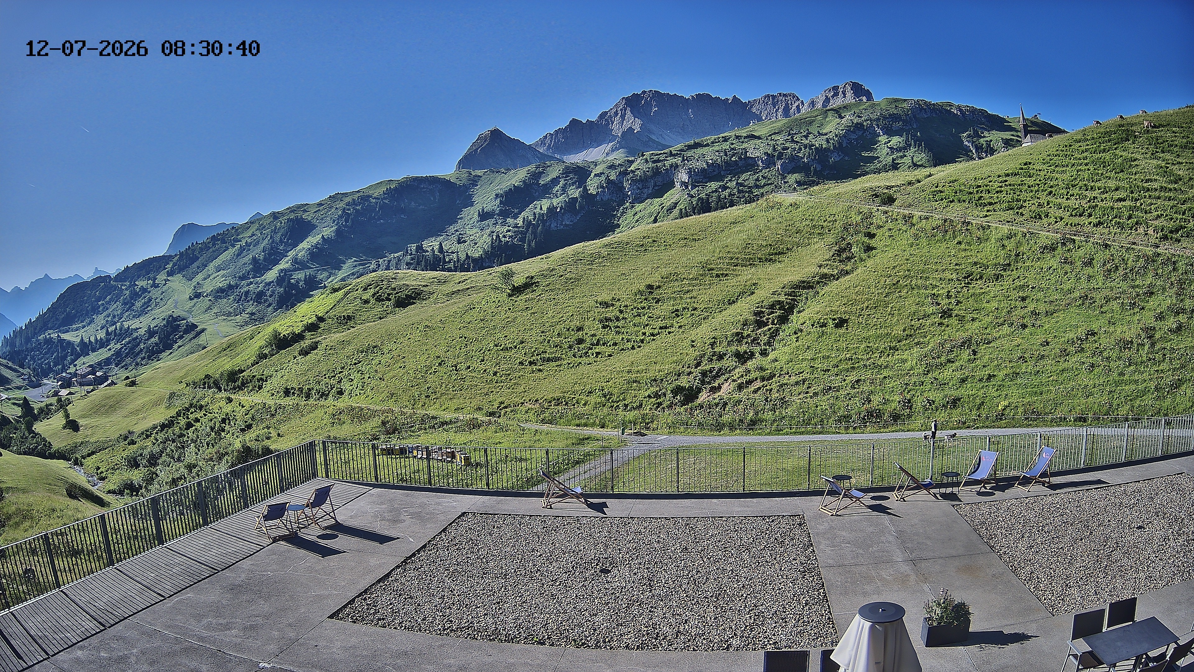 Archiv Foto Webcam Hotel Adler in Warth