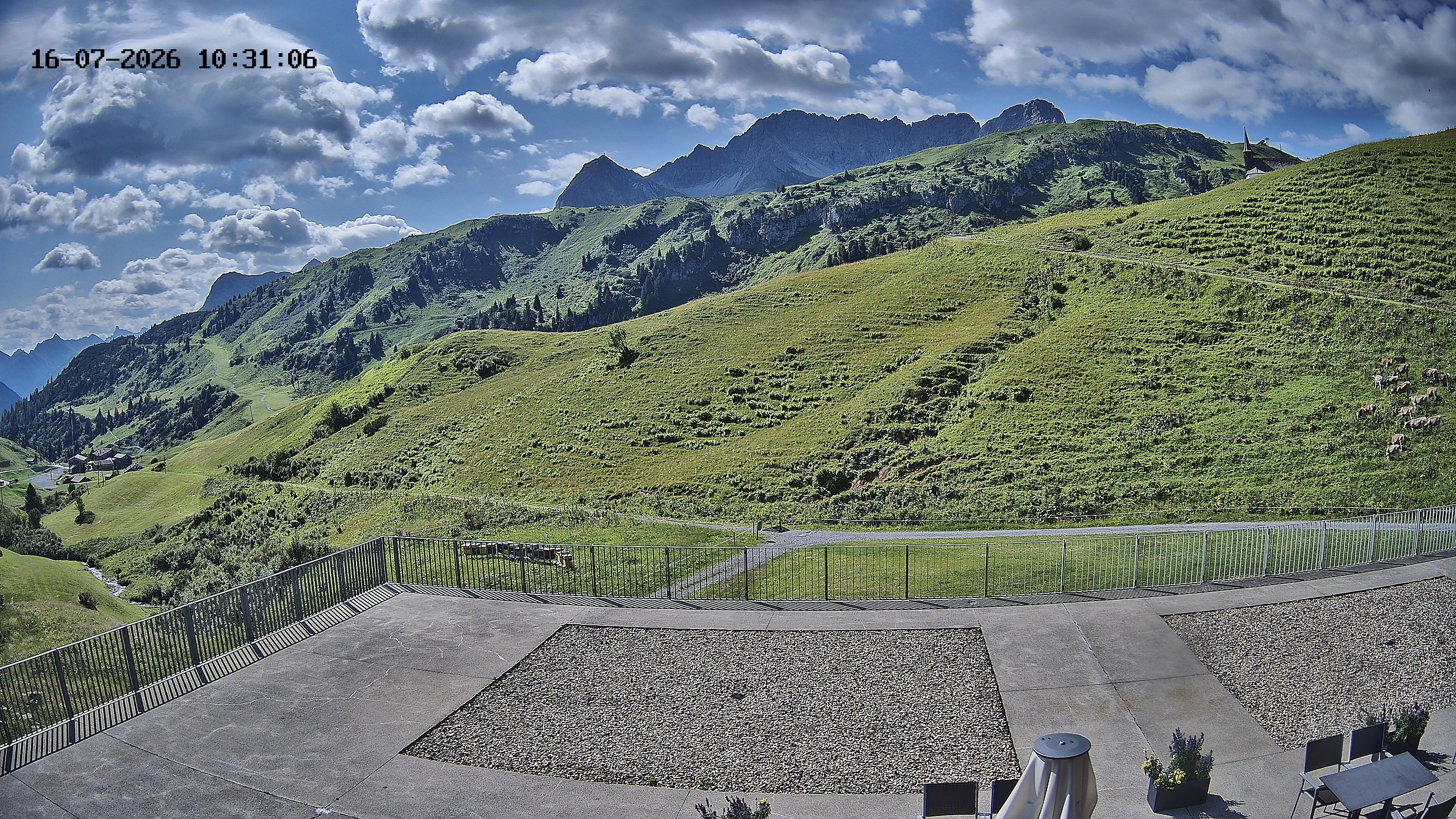 Archived image Webcam Hotel Adler at Warth
