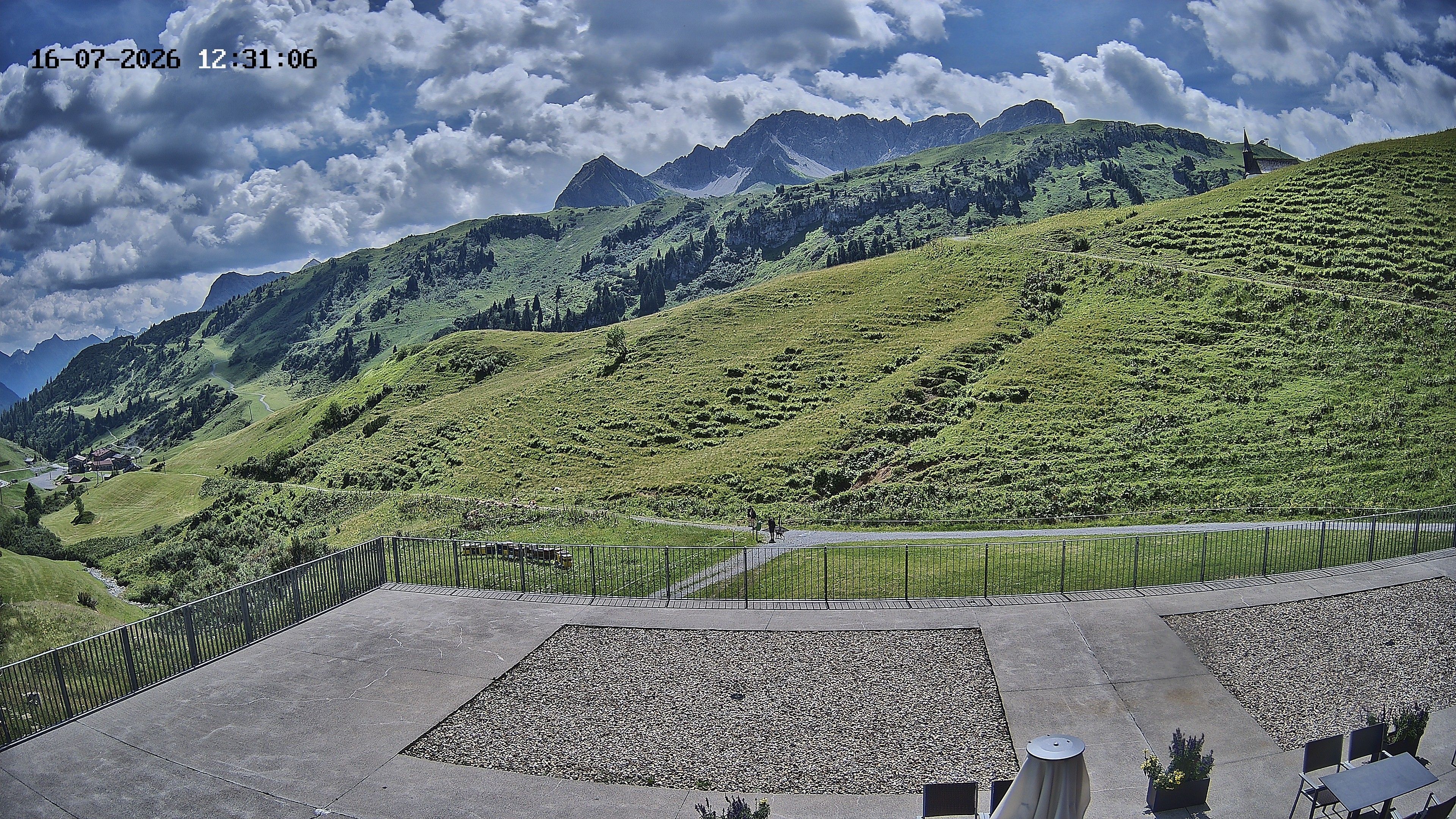 Archived image Webcam Hotel Adler at Warth